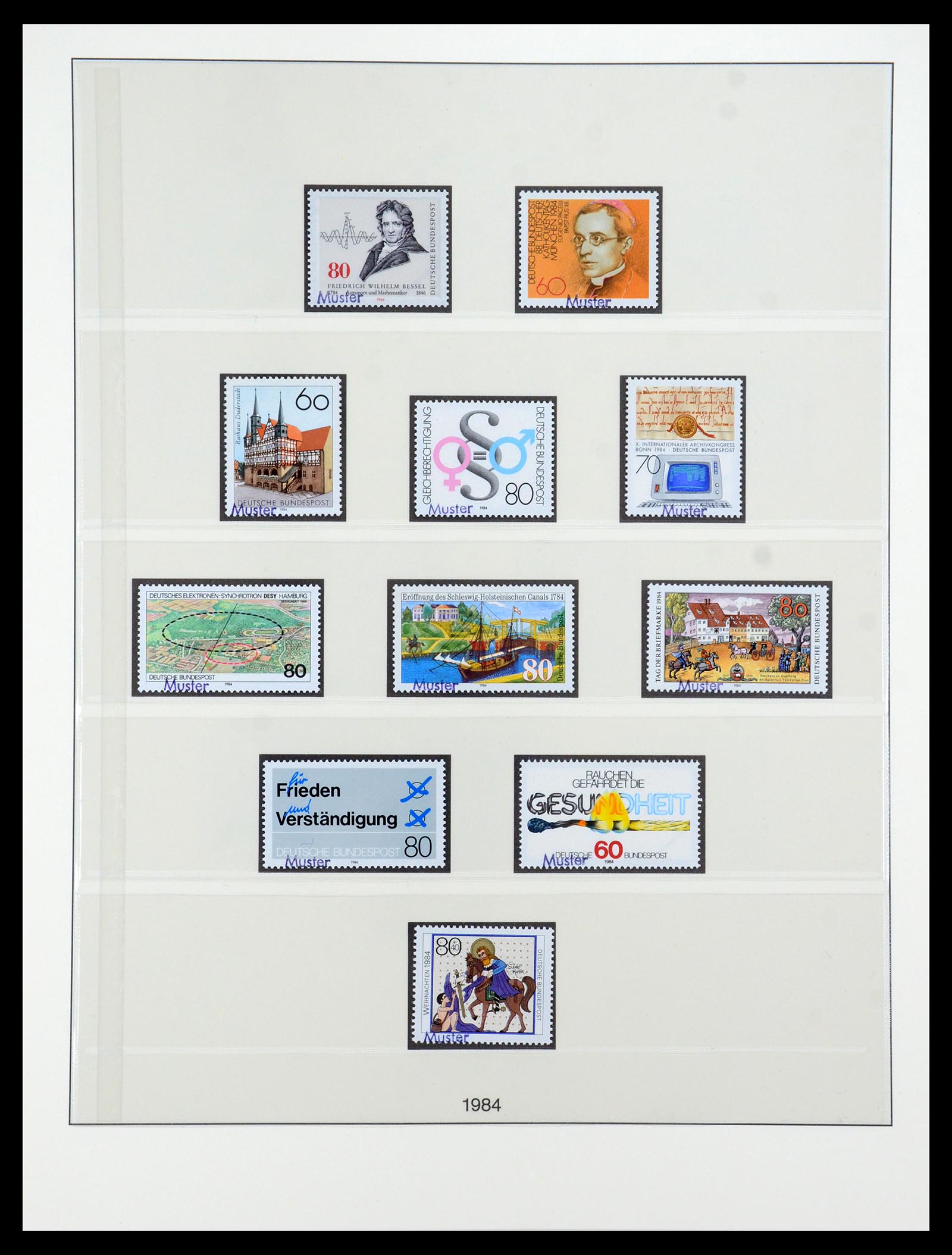 35973 112 - Postzegelverzameling 35973 Bundespost specimen 1952-2002.