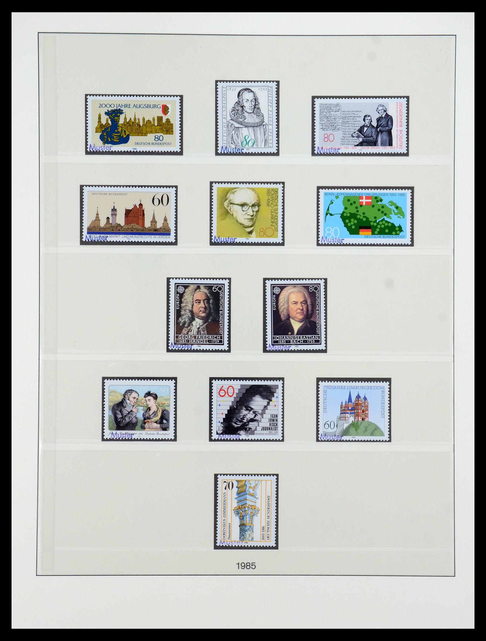 35973 113 - Postzegelverzameling 35973 Bundespost specimen 1952-2002.