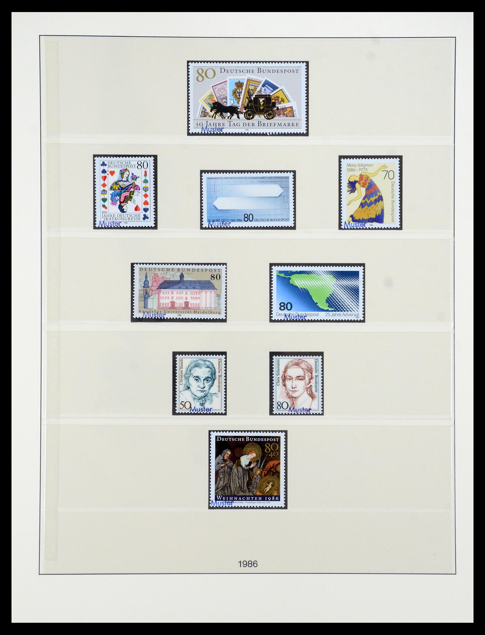 35973 120 - Postzegelverzameling 35973 Bundespost specimen 1952-2002.