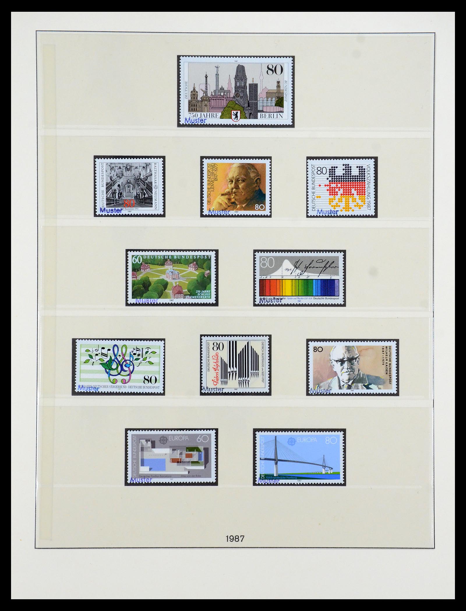 35973 121 - Postzegelverzameling 35973 Bundespost specimen 1952-2002.