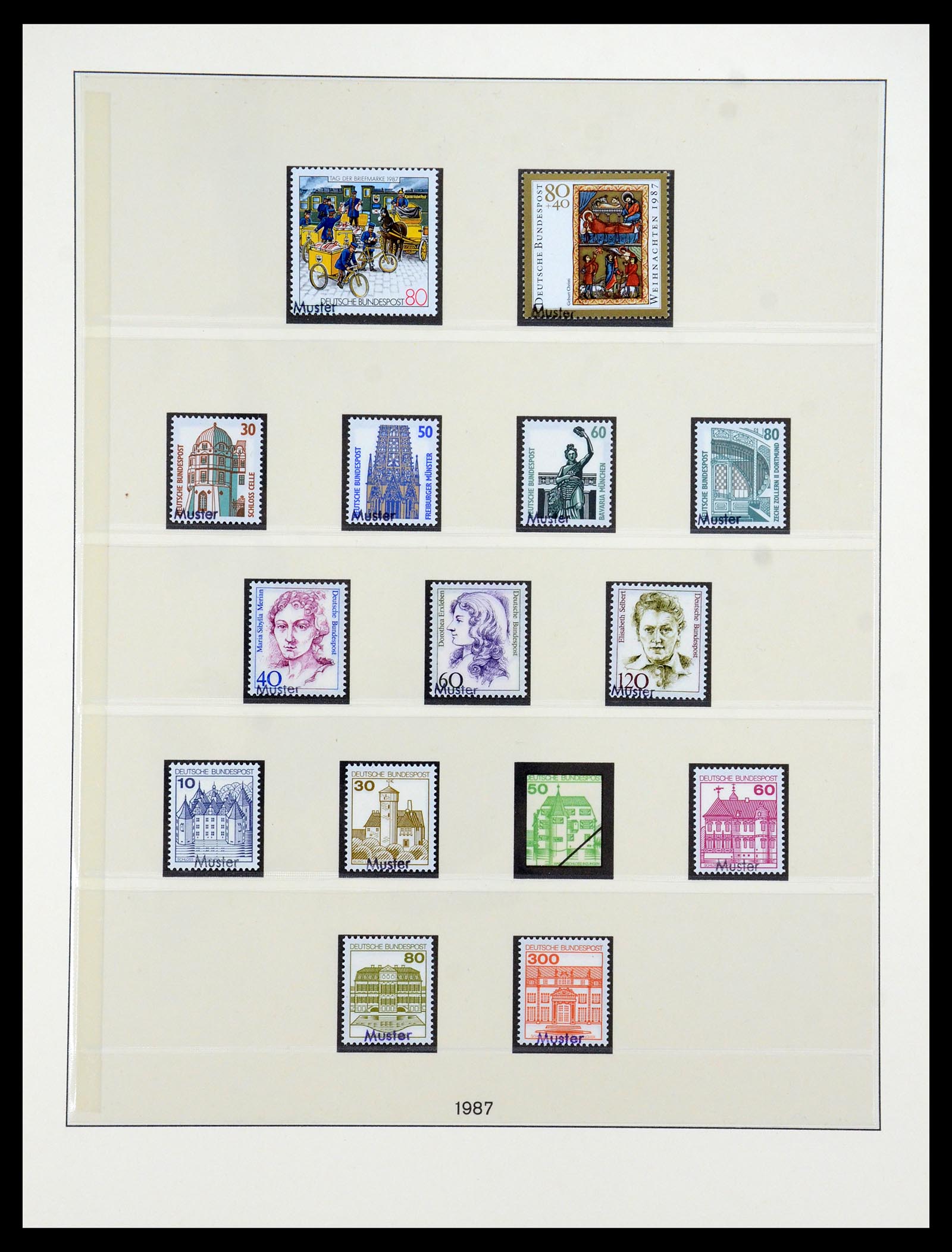 35973 124 - Postzegelverzameling 35973 Bundespost specimen 1952-2002.