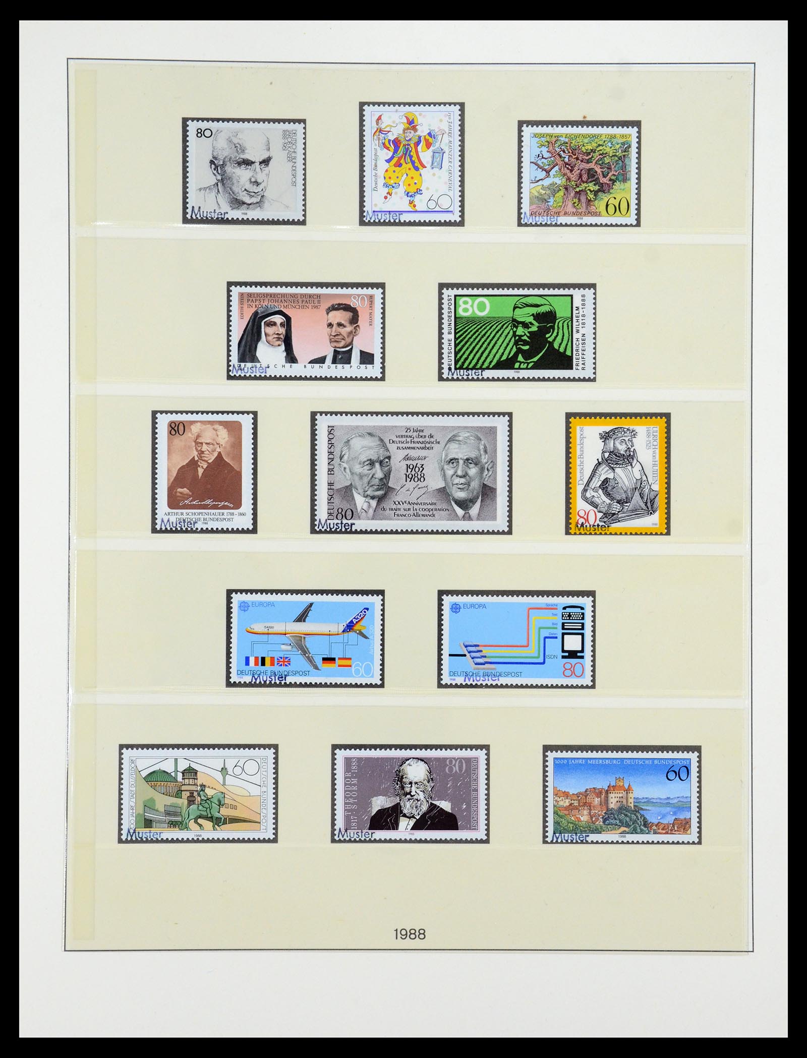 35973 125 - Postzegelverzameling 35973 Bundespost specimen 1952-2002.