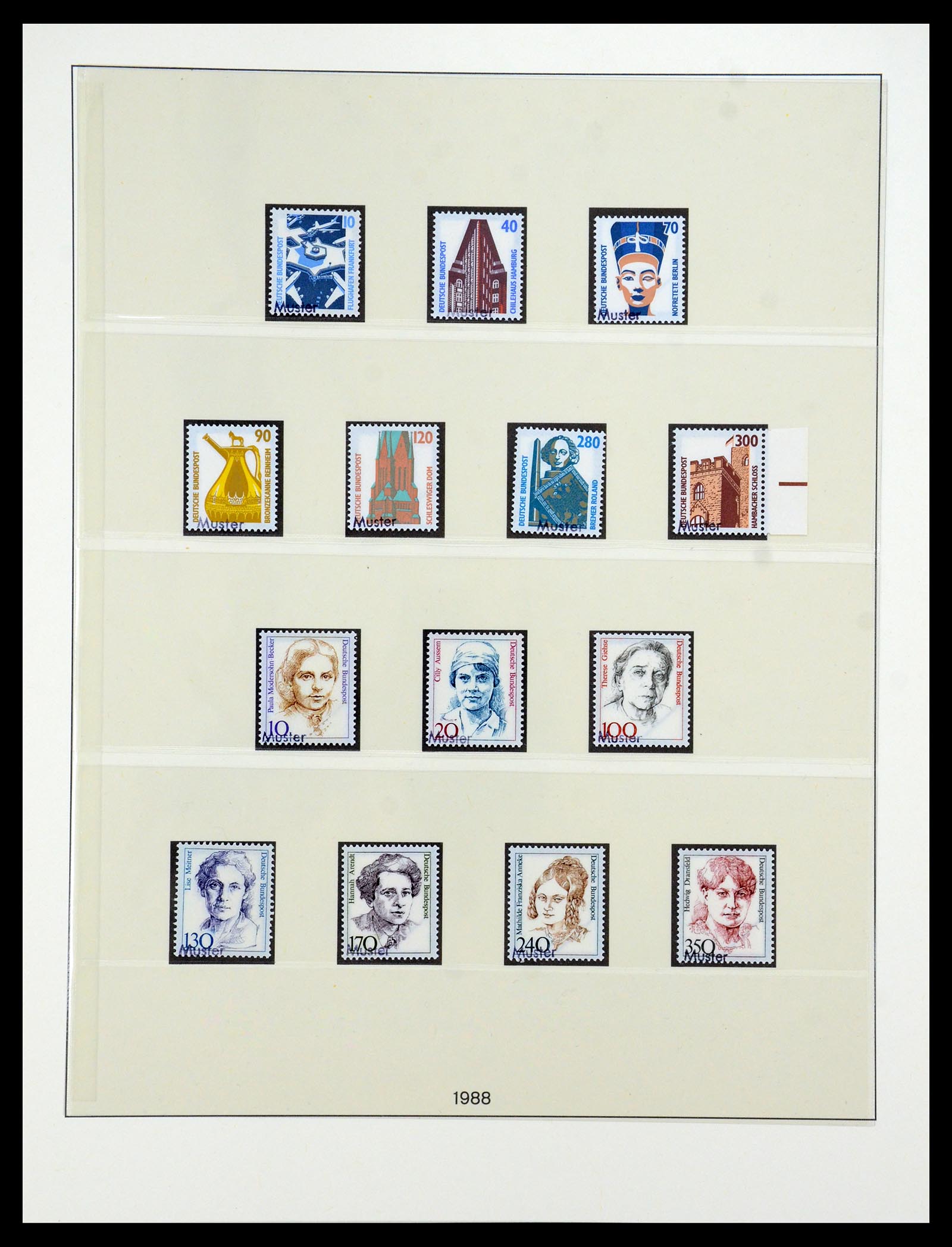 35973 128 - Postzegelverzameling 35973 Bundespost specimen 1952-2002.