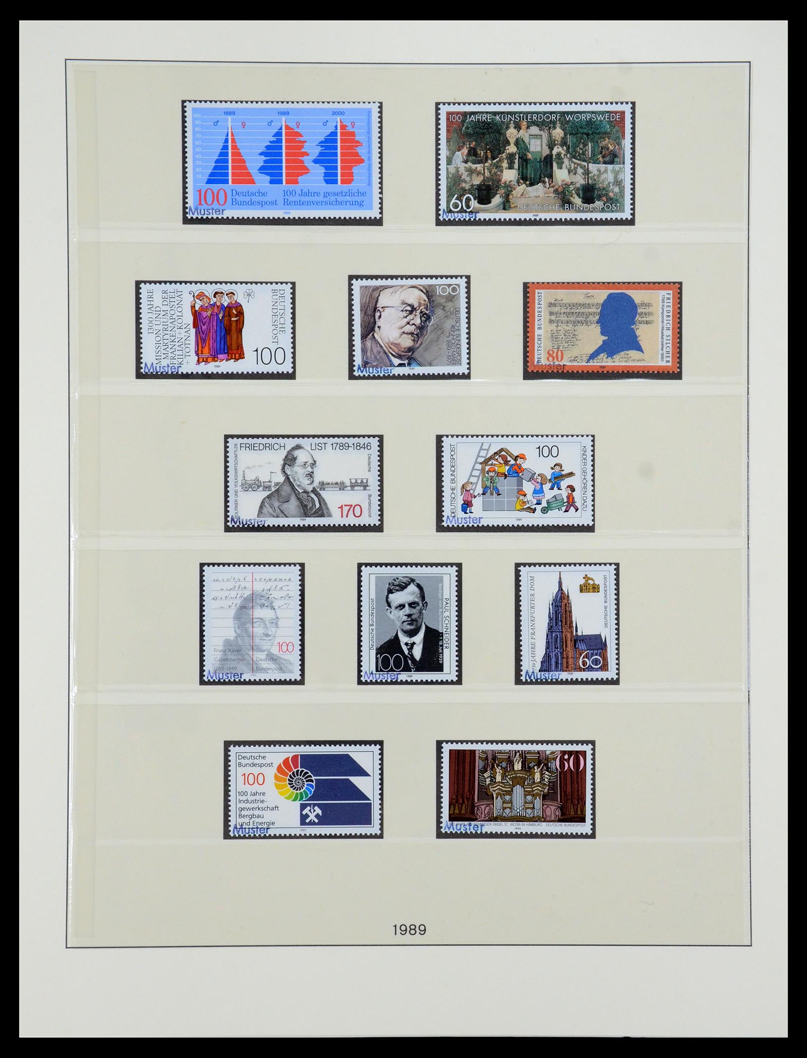 35973 131 - Postzegelverzameling 35973 Bundespost specimen 1952-2002.