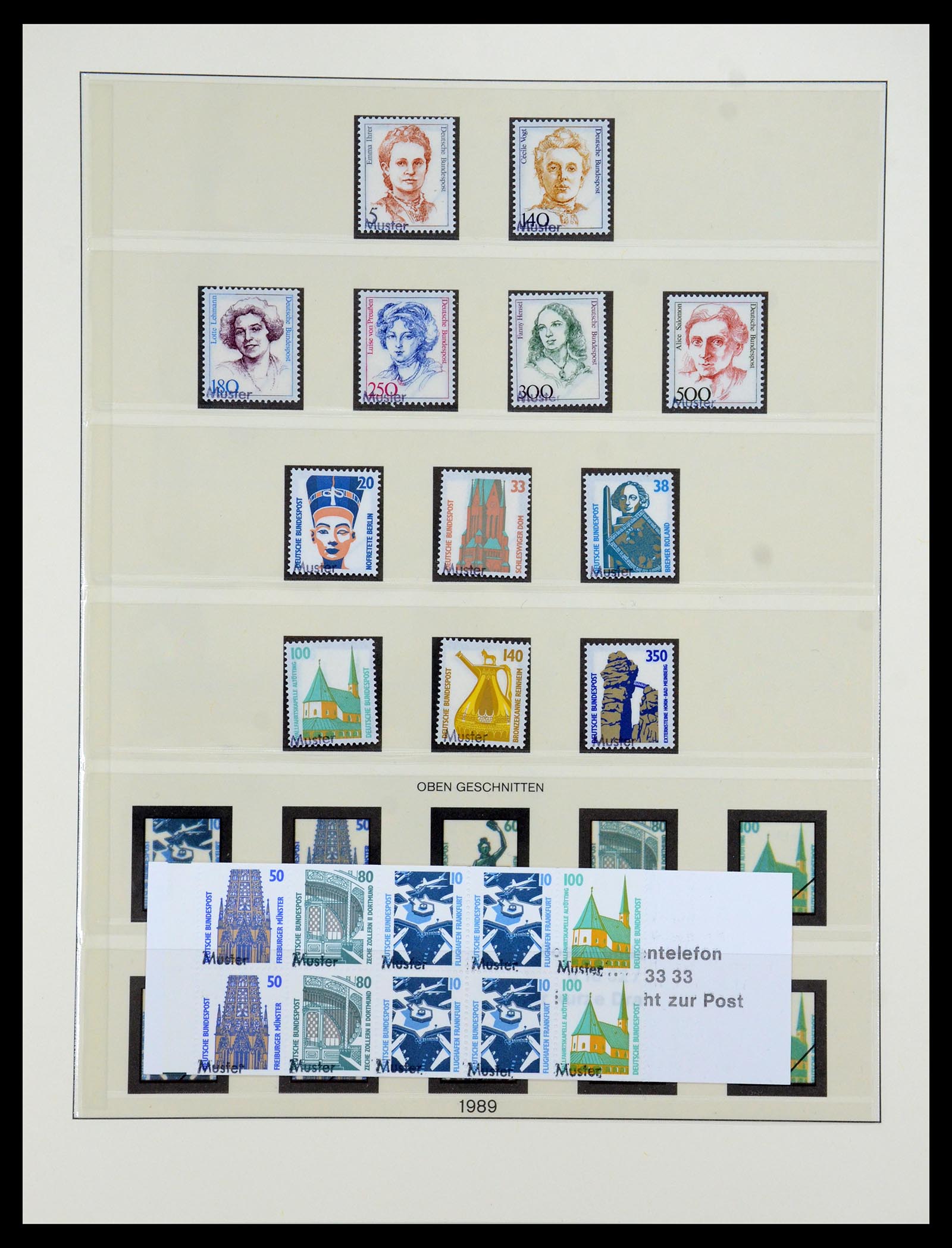 35973 132 - Postzegelverzameling 35973 Bundespost specimen 1952-2002.