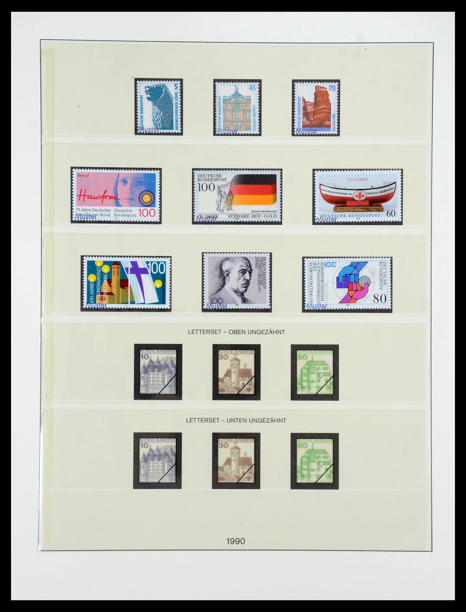 35973 135 - Postzegelverzameling 35973 Bundespost specimen 1952-2002.