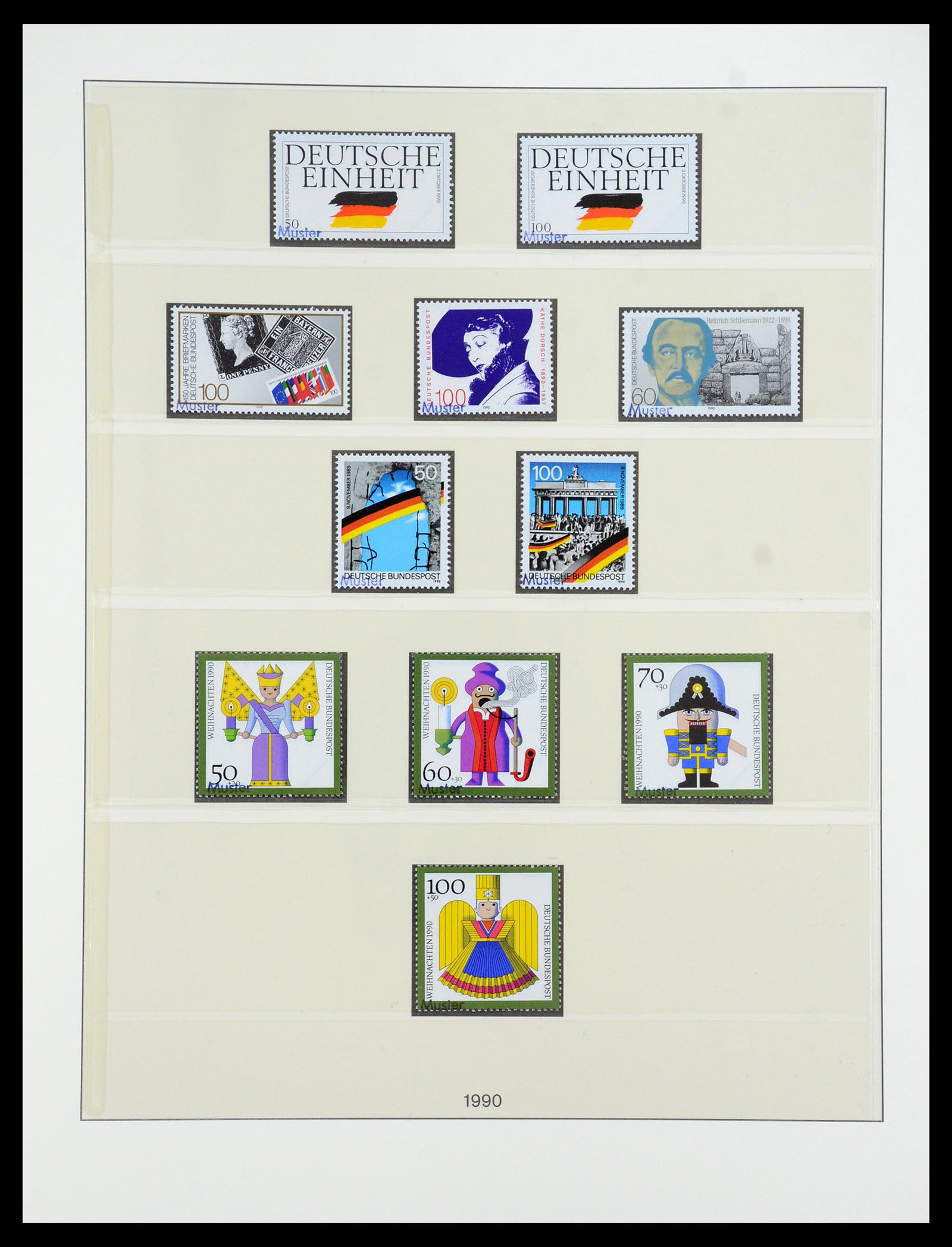 35973 137 - Postzegelverzameling 35973 Bundespost specimen 1952-2002.