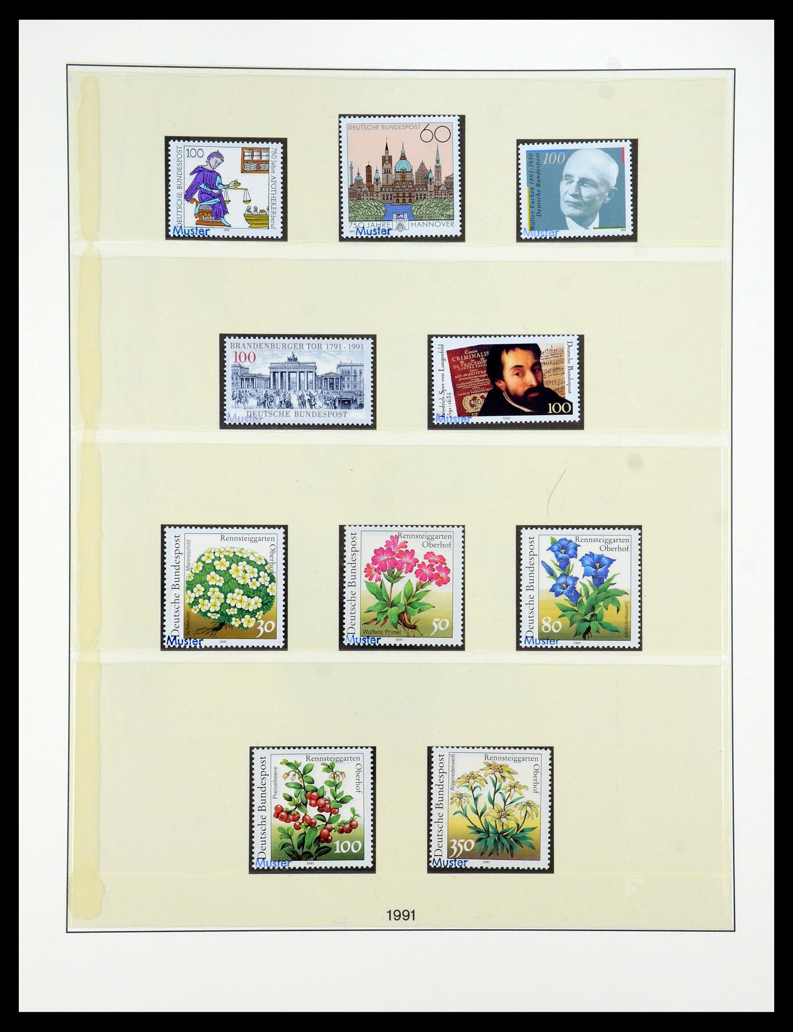 35973 139 - Postzegelverzameling 35973 Bundespost specimen 1952-2002.