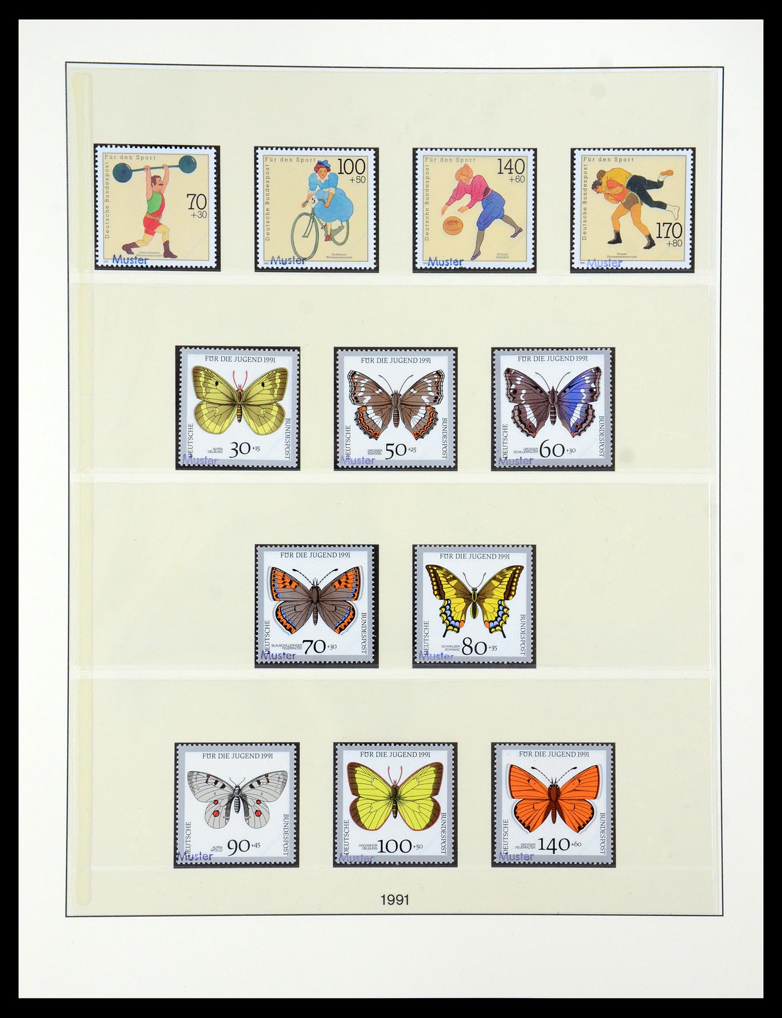 35973 141 - Postzegelverzameling 35973 Bundespost specimen 1952-2002.