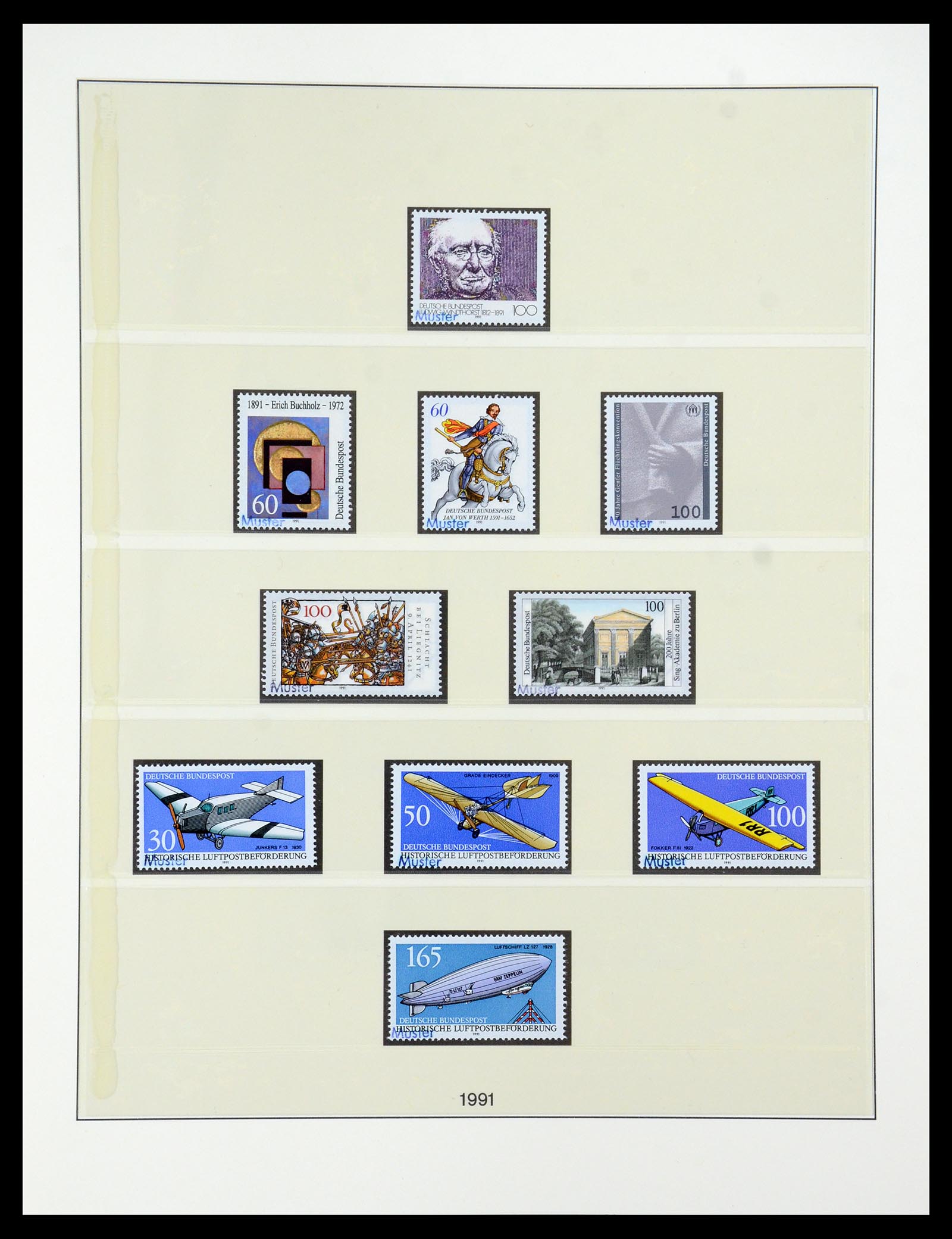 35973 142 - Postzegelverzameling 35973 Bundespost specimen 1952-2002.