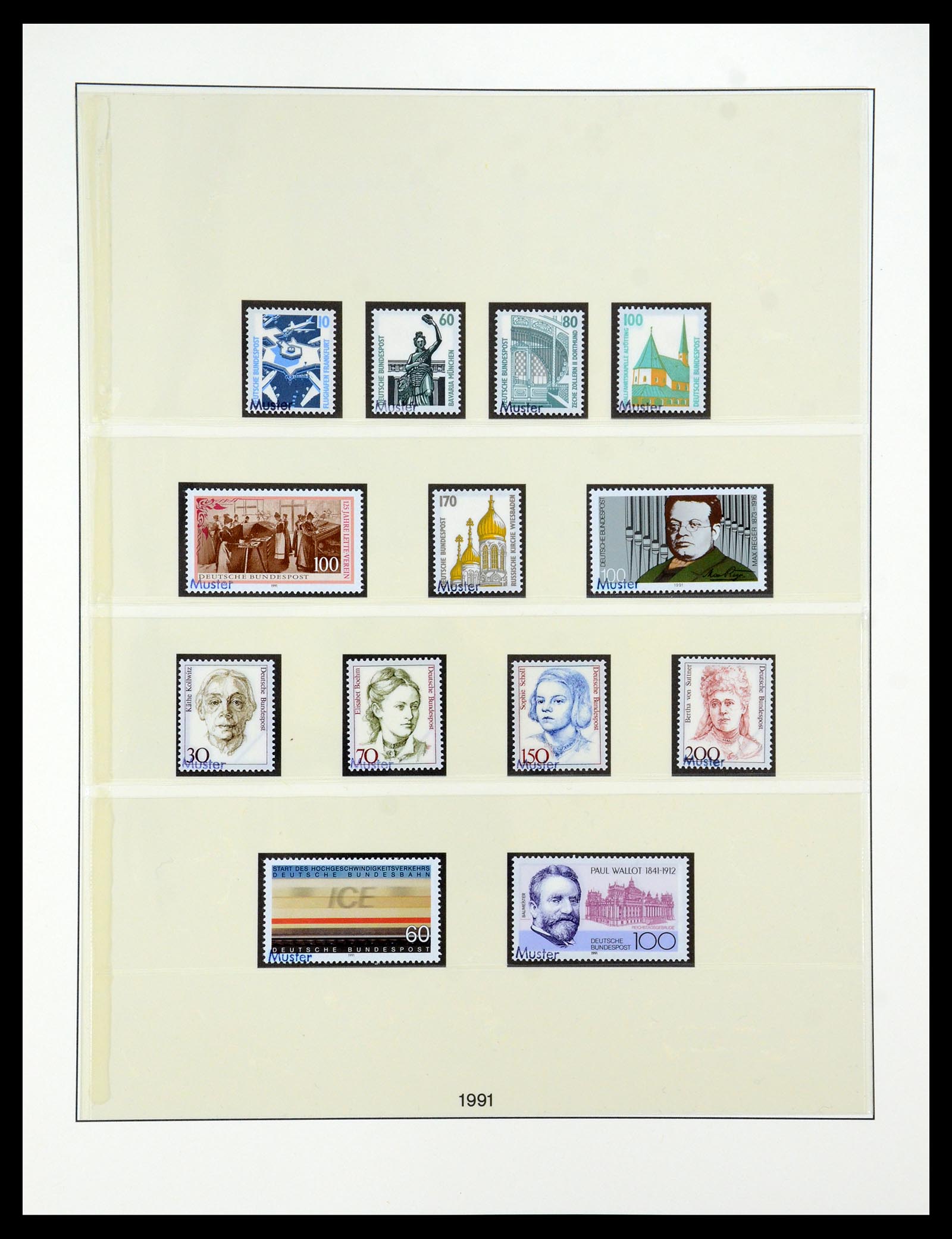 35973 143 - Postzegelverzameling 35973 Bundespost specimen 1952-2002.