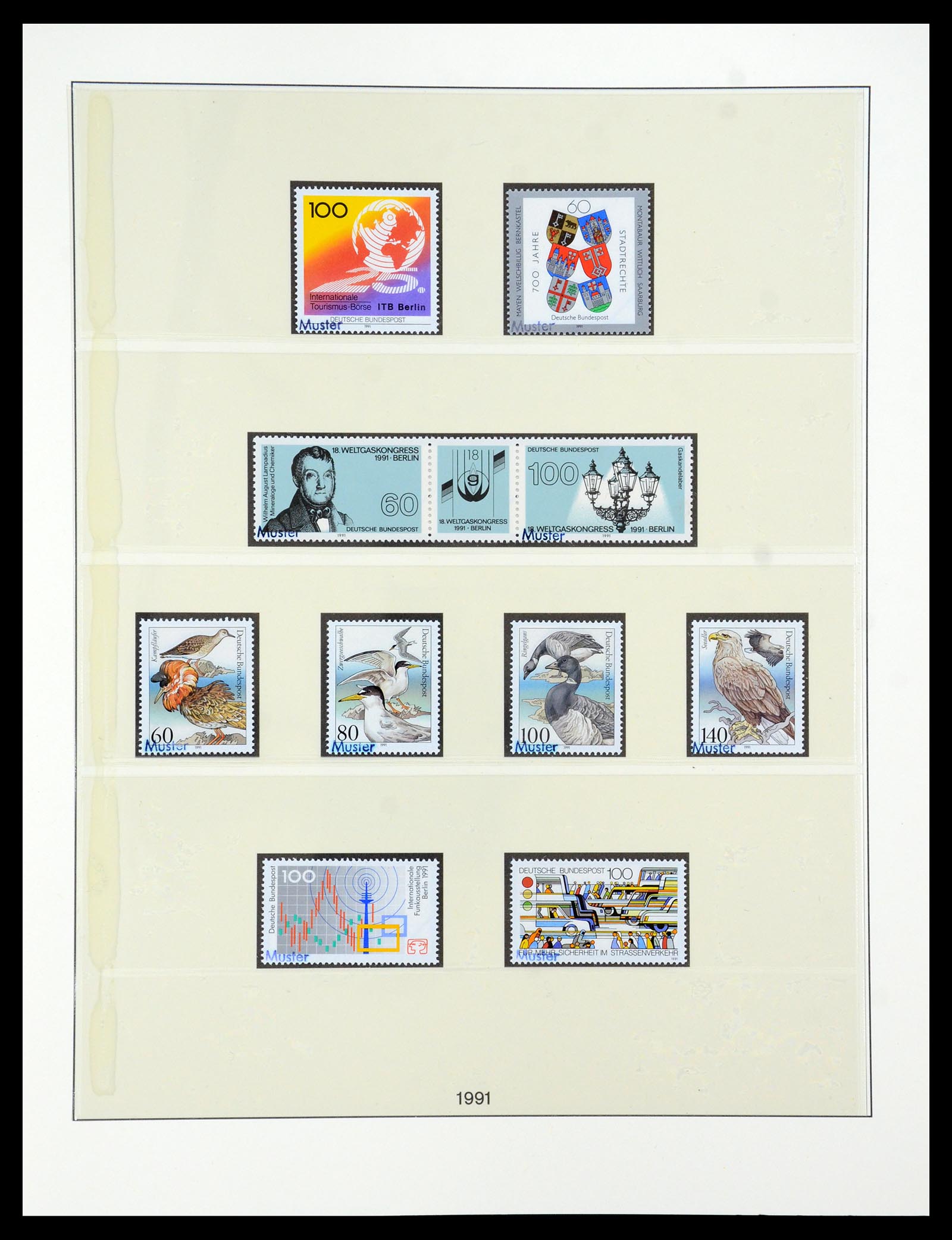 35973 144 - Postzegelverzameling 35973 Bundespost specimen 1952-2002.