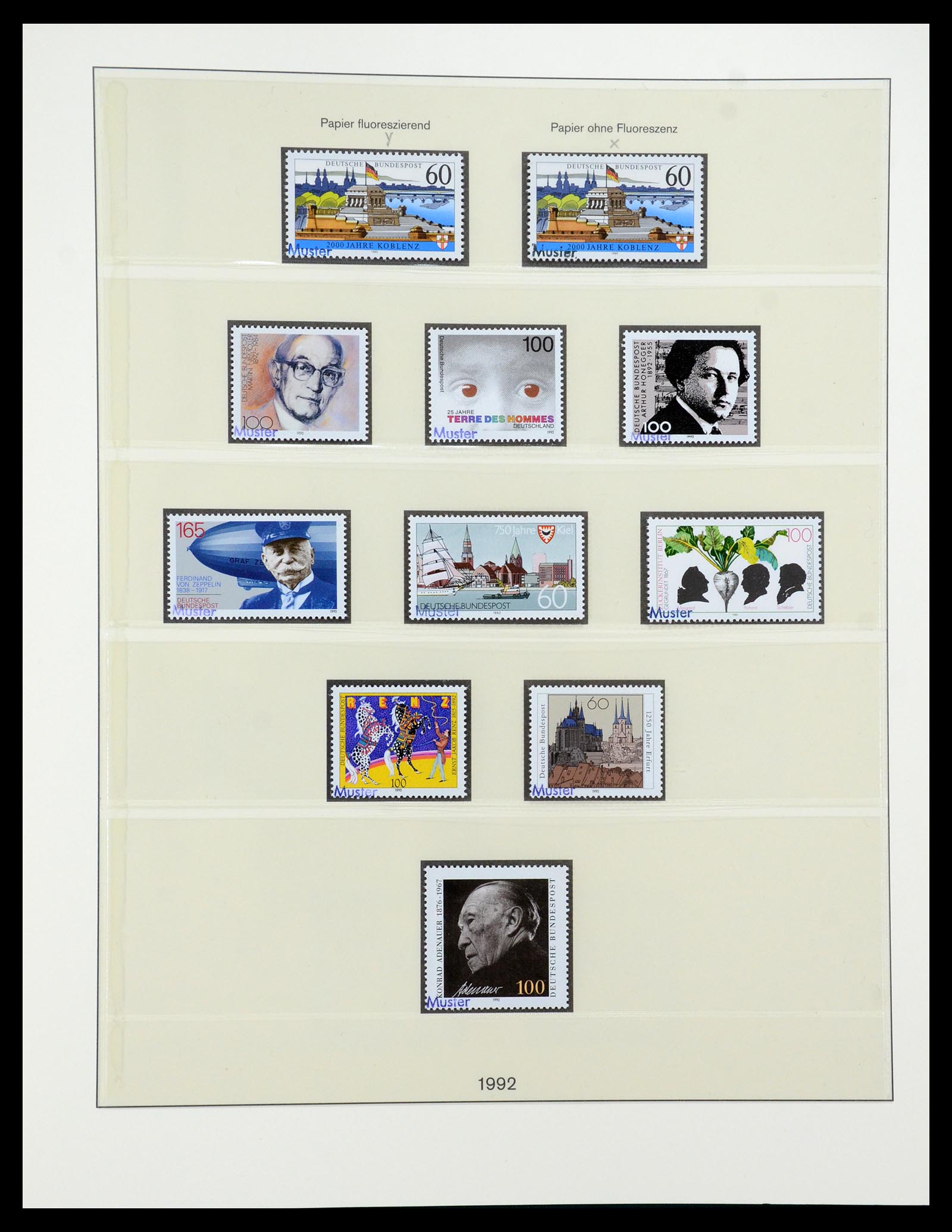 35973 151 - Postzegelverzameling 35973 Bundespost specimen 1952-2002.