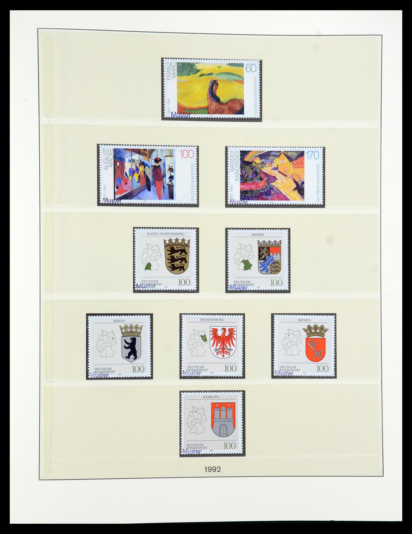 35973 154 - Postzegelverzameling 35973 Bundespost specimen 1952-2002.