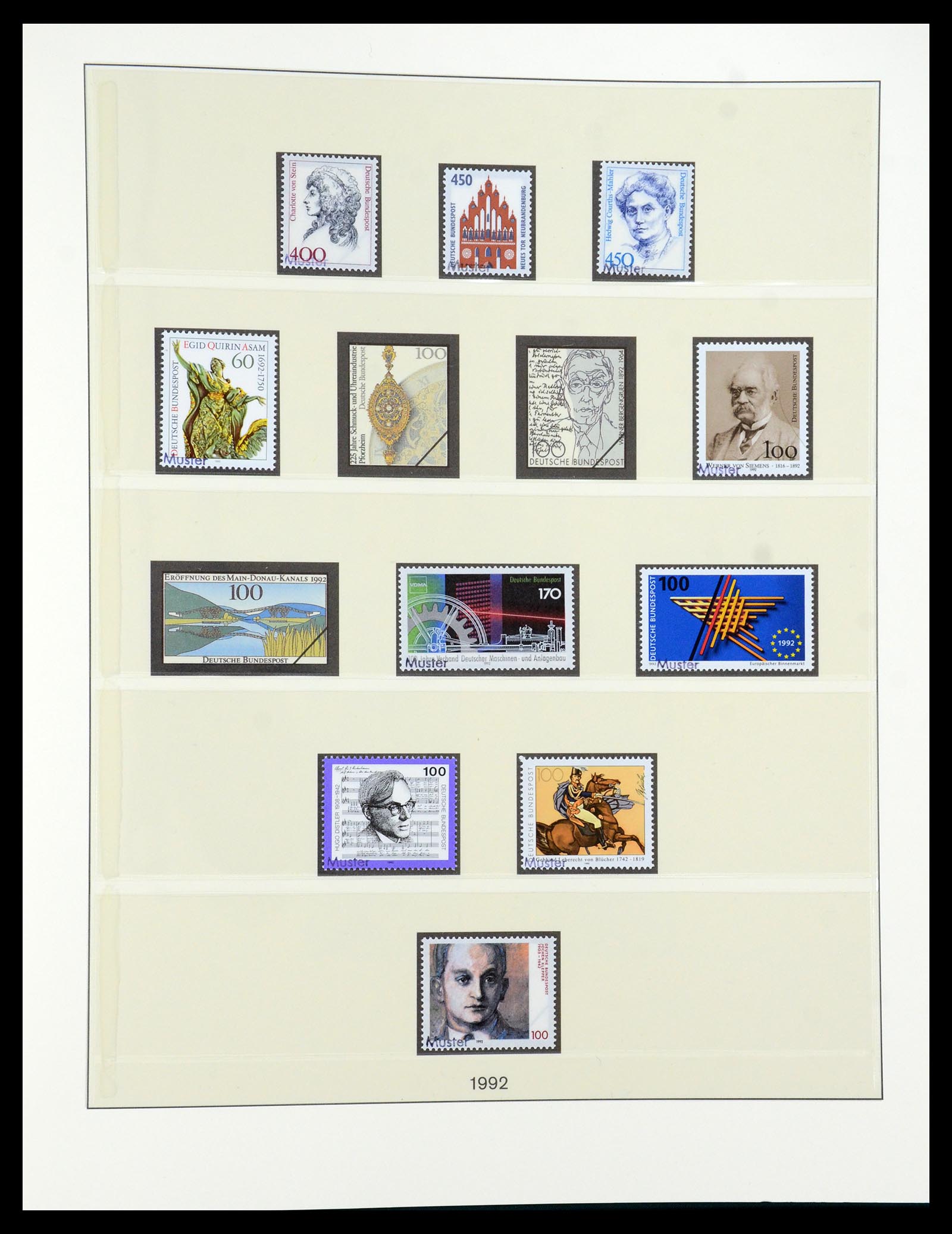 35973 155 - Postzegelverzameling 35973 Bundespost specimen 1952-2002.