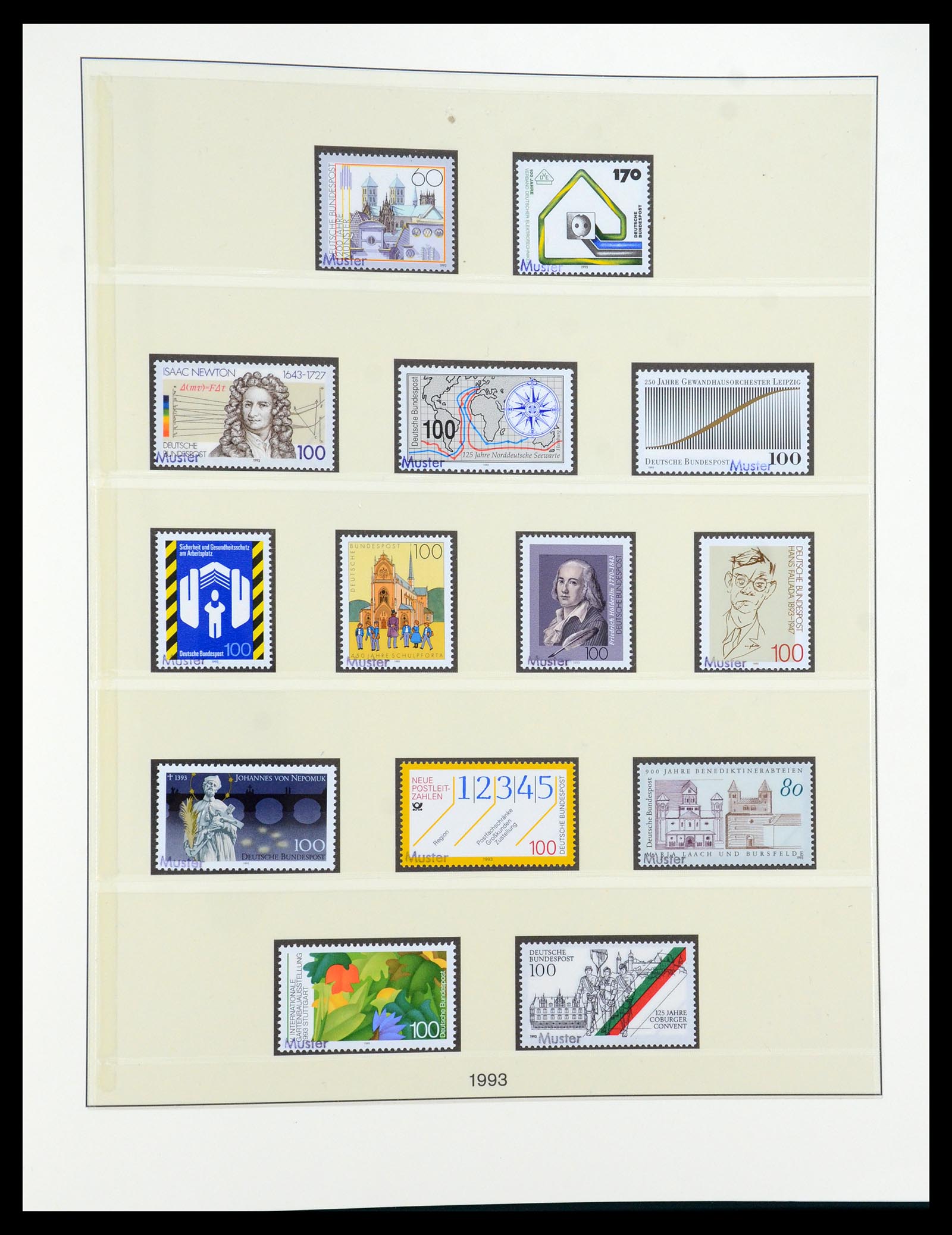 35973 157 - Postzegelverzameling 35973 Bundespost specimen 1952-2002.