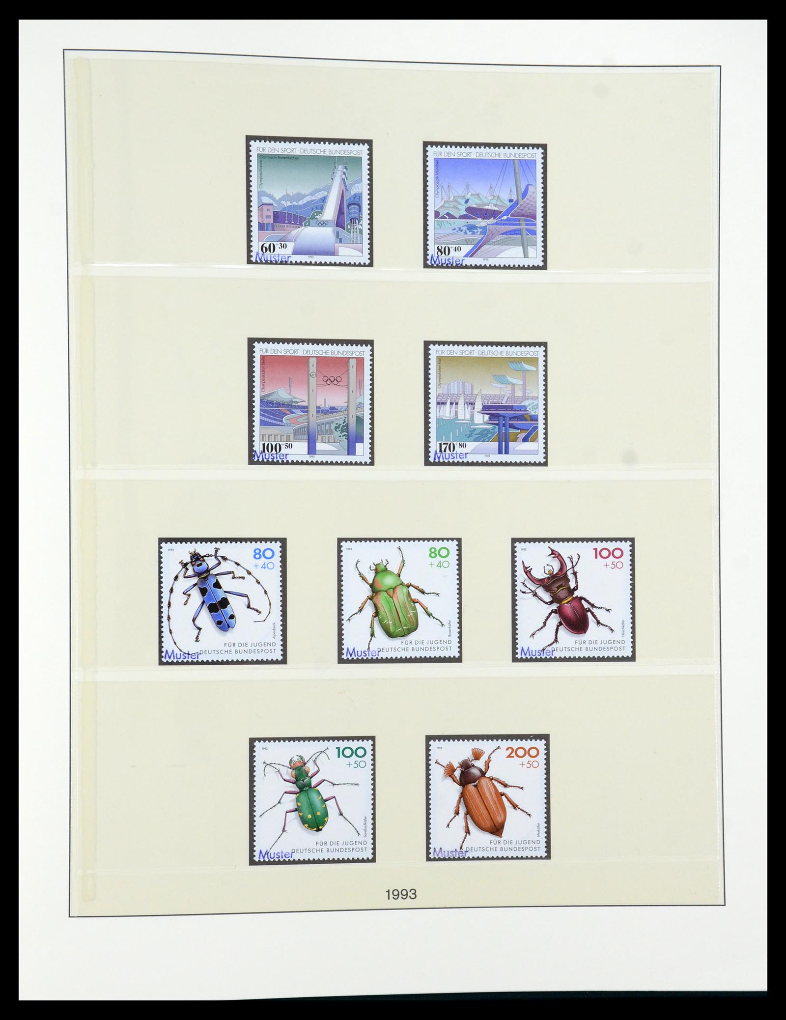 35973 158 - Postzegelverzameling 35973 Bundespost specimen 1952-2002.