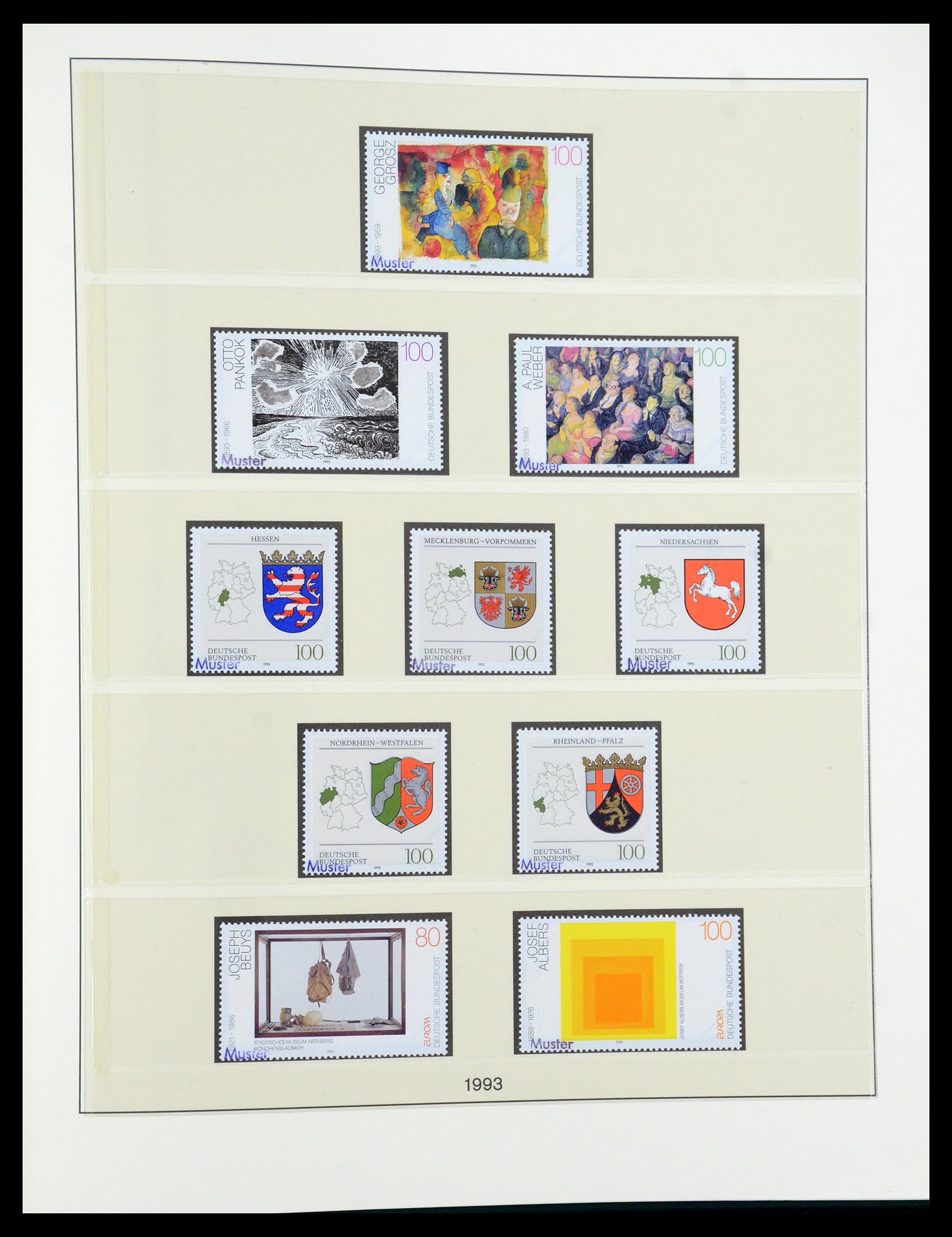 35973 159 - Postzegelverzameling 35973 Bundespost specimen 1952-2002.