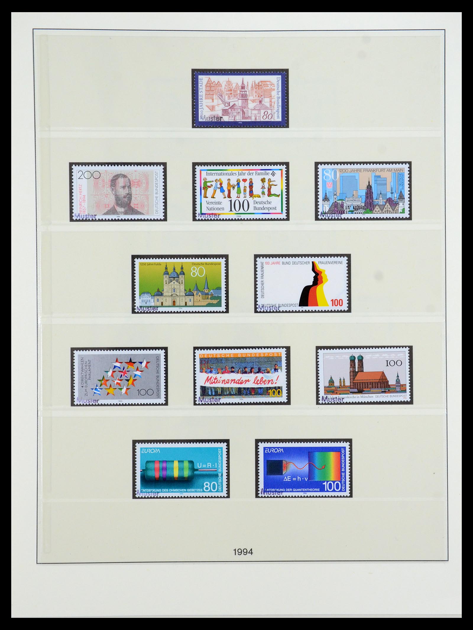 35973 164 - Postzegelverzameling 35973 Bundespost specimen 1952-2002.