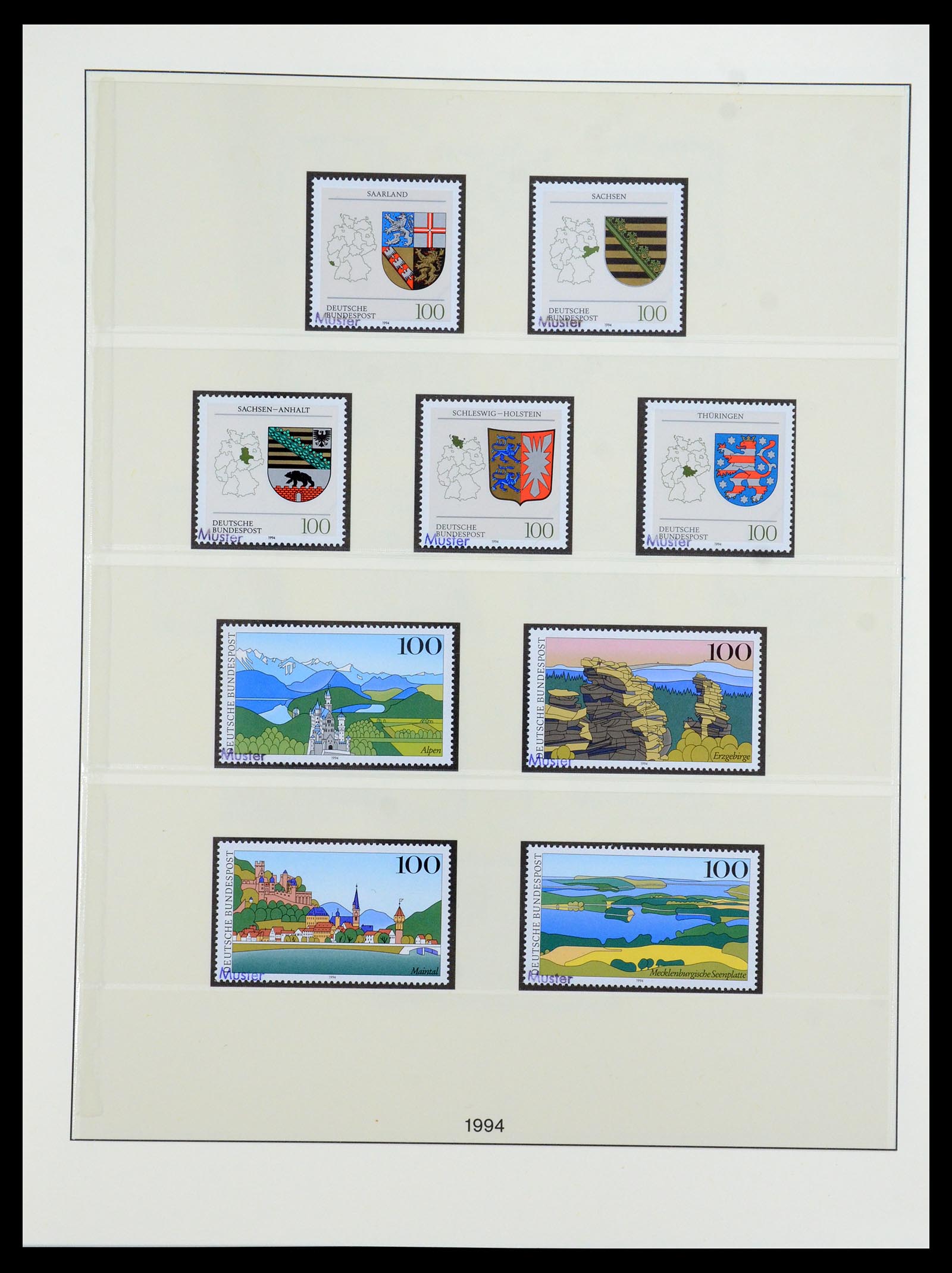 35973 168 - Postzegelverzameling 35973 Bundespost specimen 1952-2002.