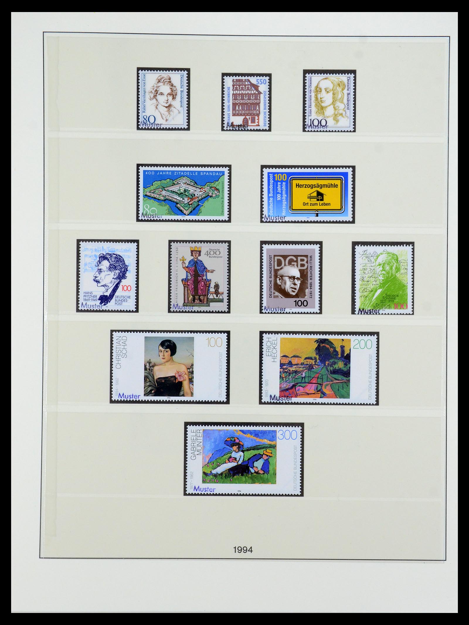 35973 169 - Postzegelverzameling 35973 Bundespost specimen 1952-2002.