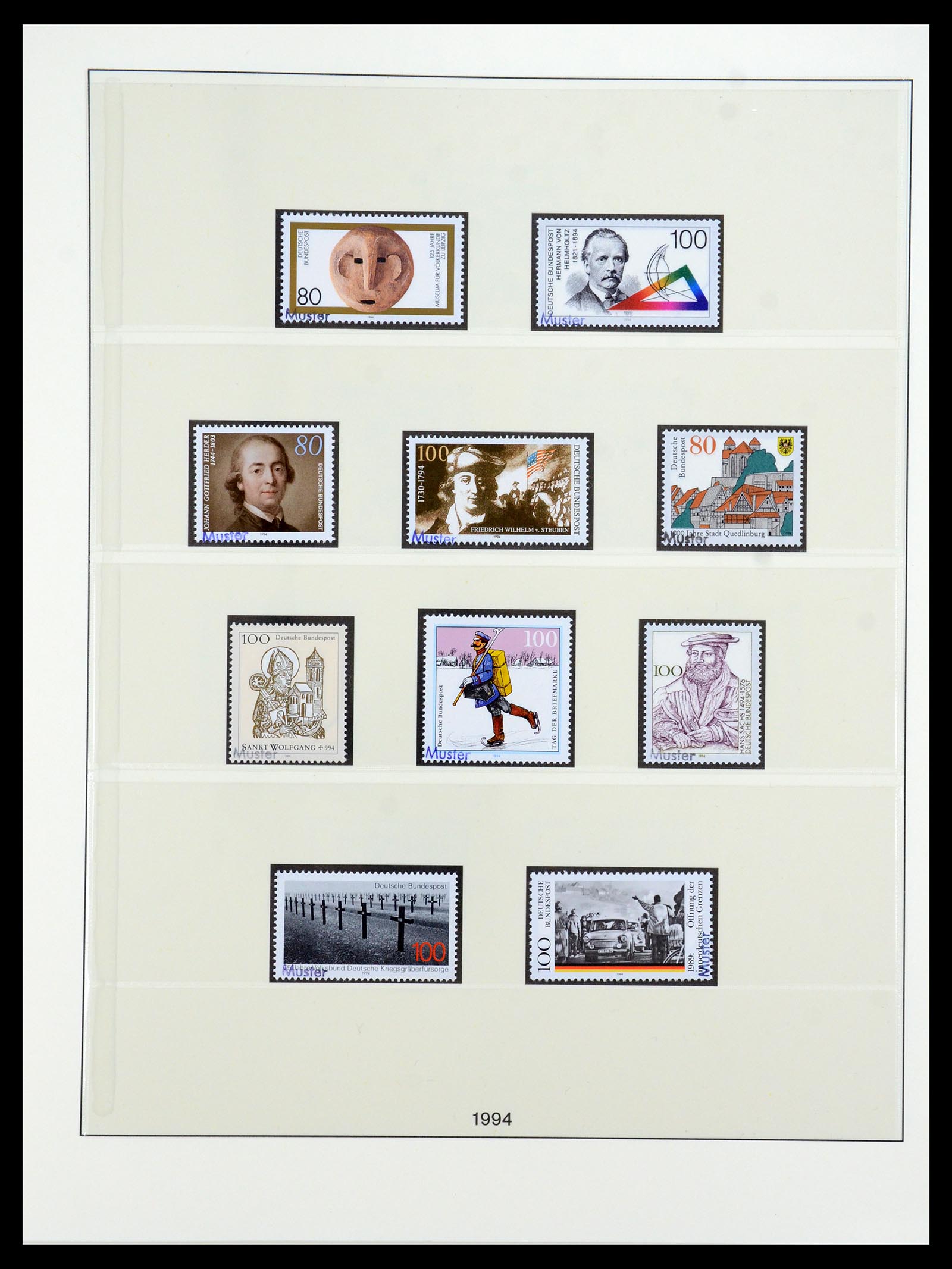 35973 171 - Postzegelverzameling 35973 Bundespost specimen 1952-2002.