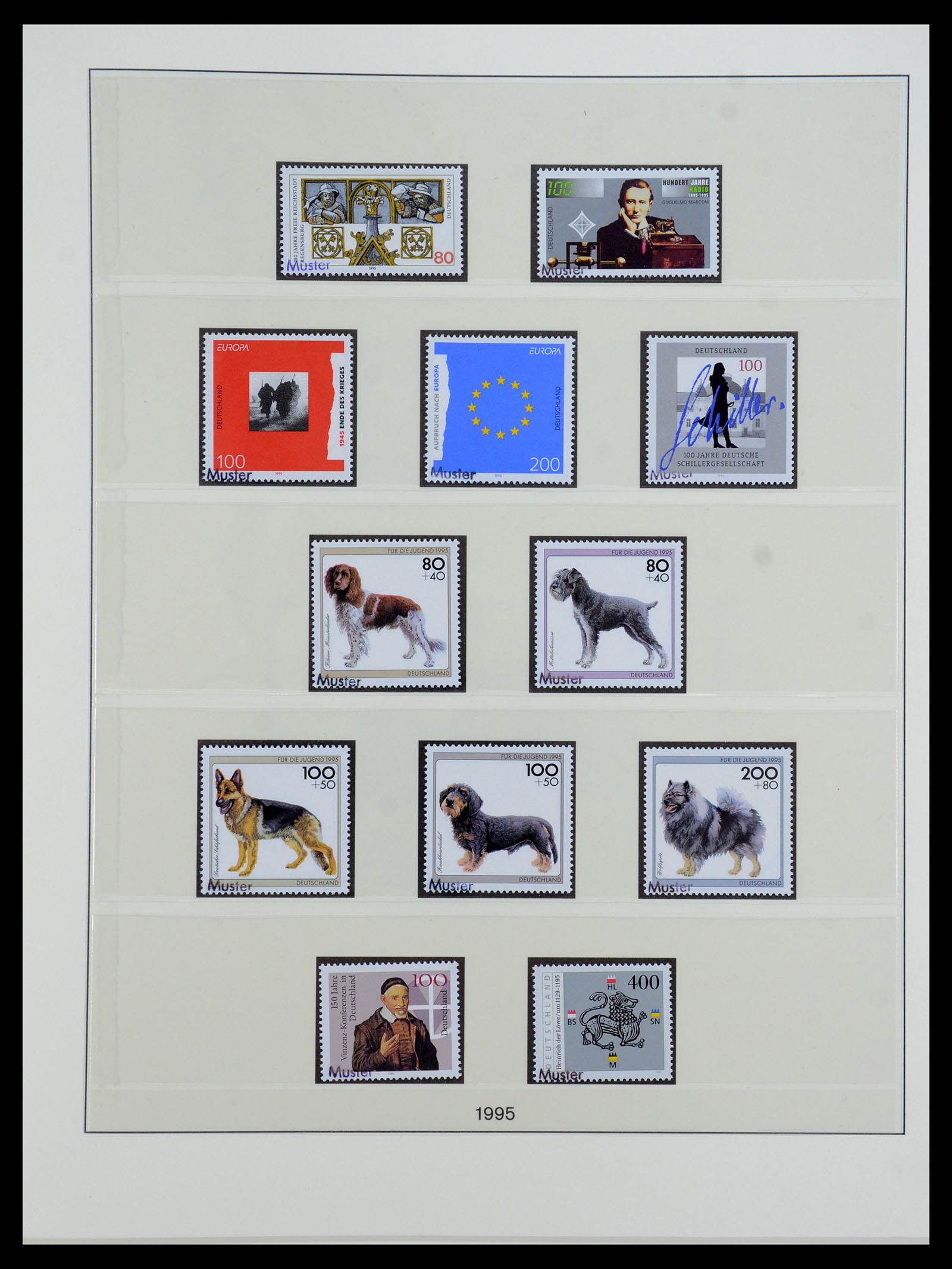 35973 175 - Postzegelverzameling 35973 Bundespost specimen 1952-2002.