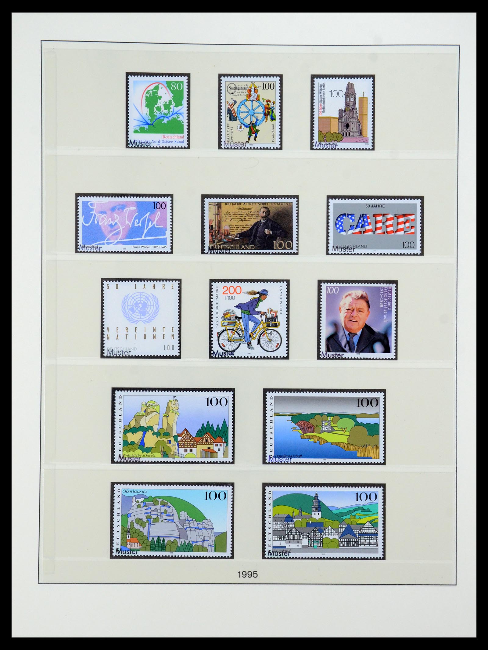 35973 178 - Postzegelverzameling 35973 Bundespost specimen 1952-2002.