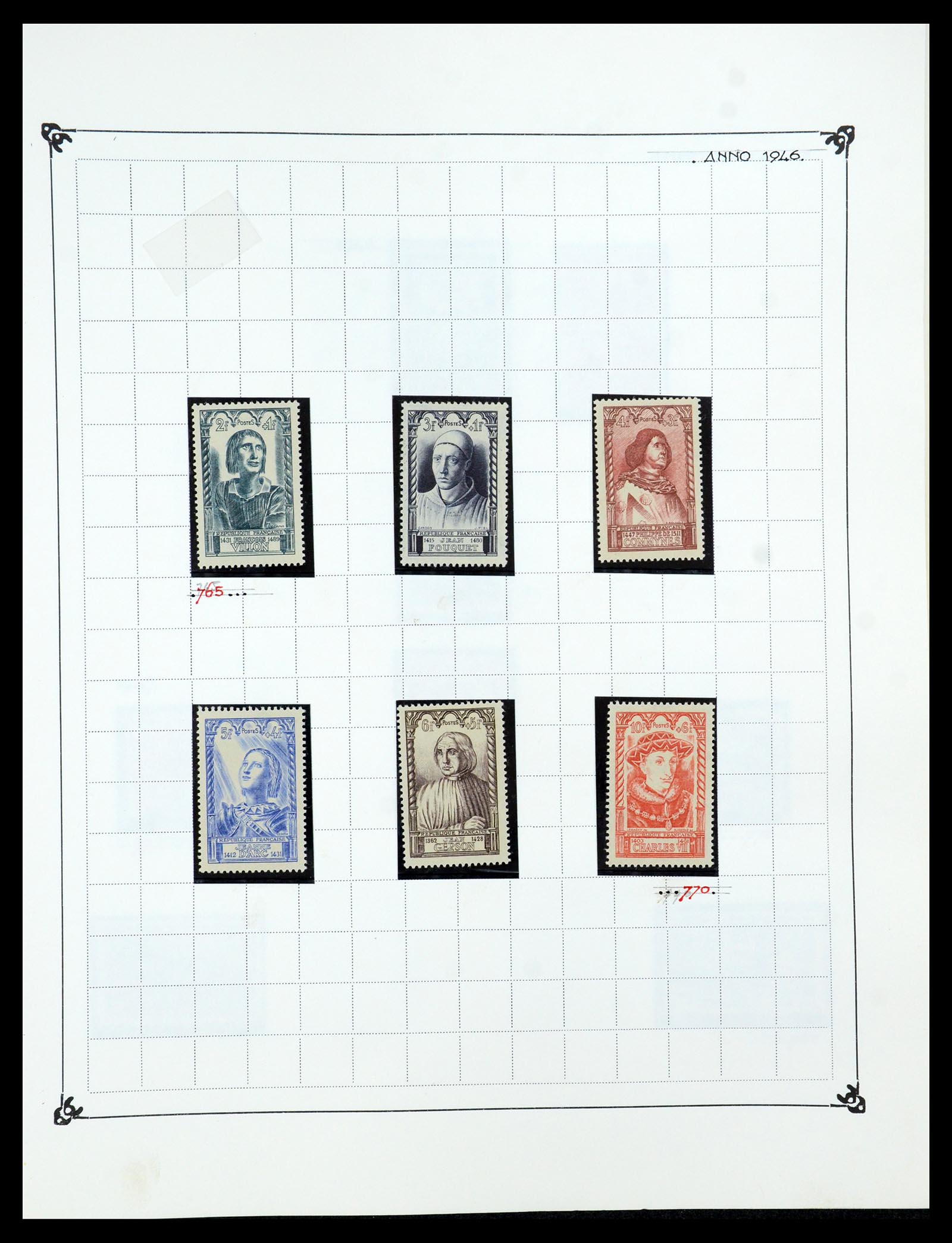 35987 061 - Postzegelverzameling 35987 Frankrijk 1849-1958.