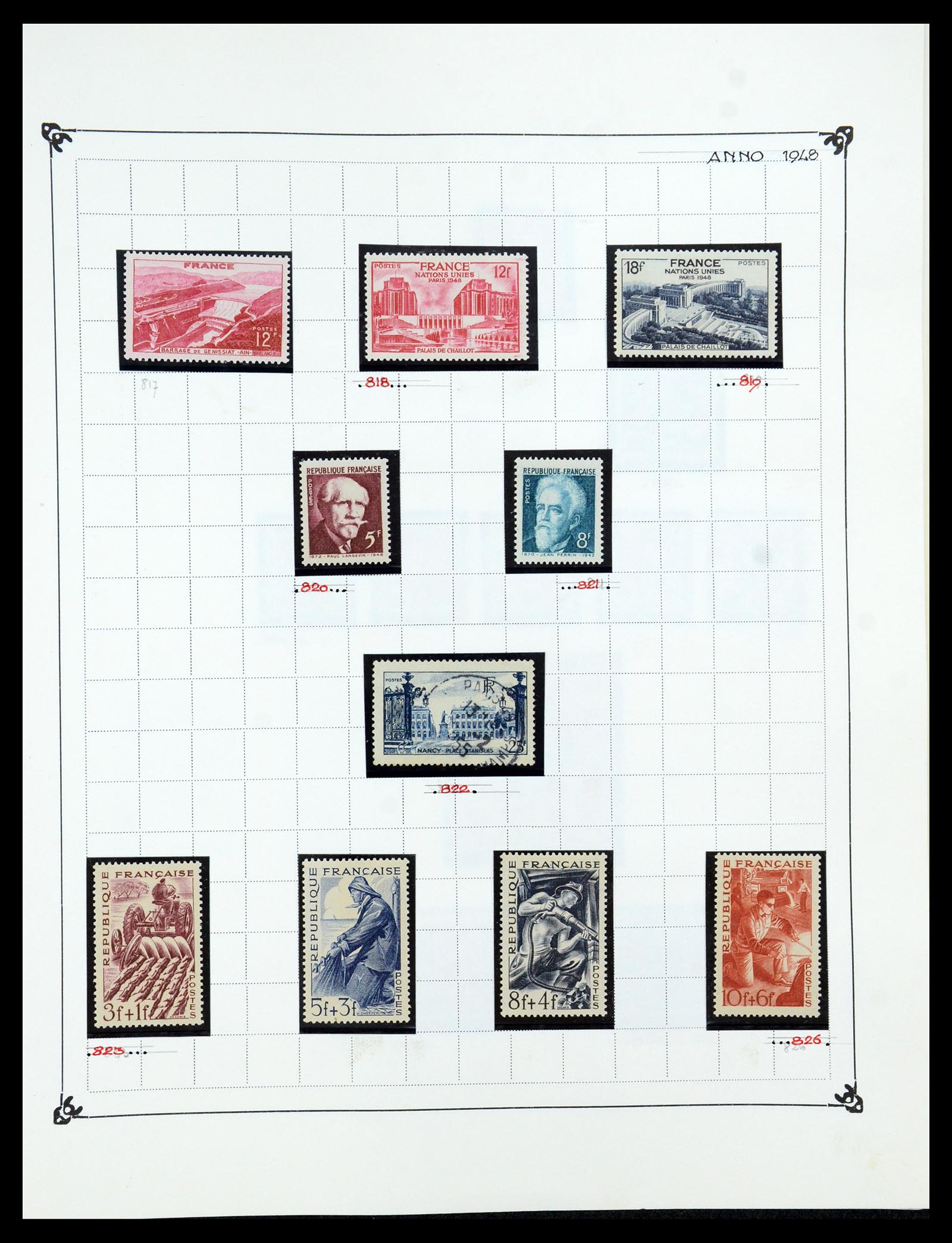 35987 066 - Postzegelverzameling 35987 Frankrijk 1849-1958.