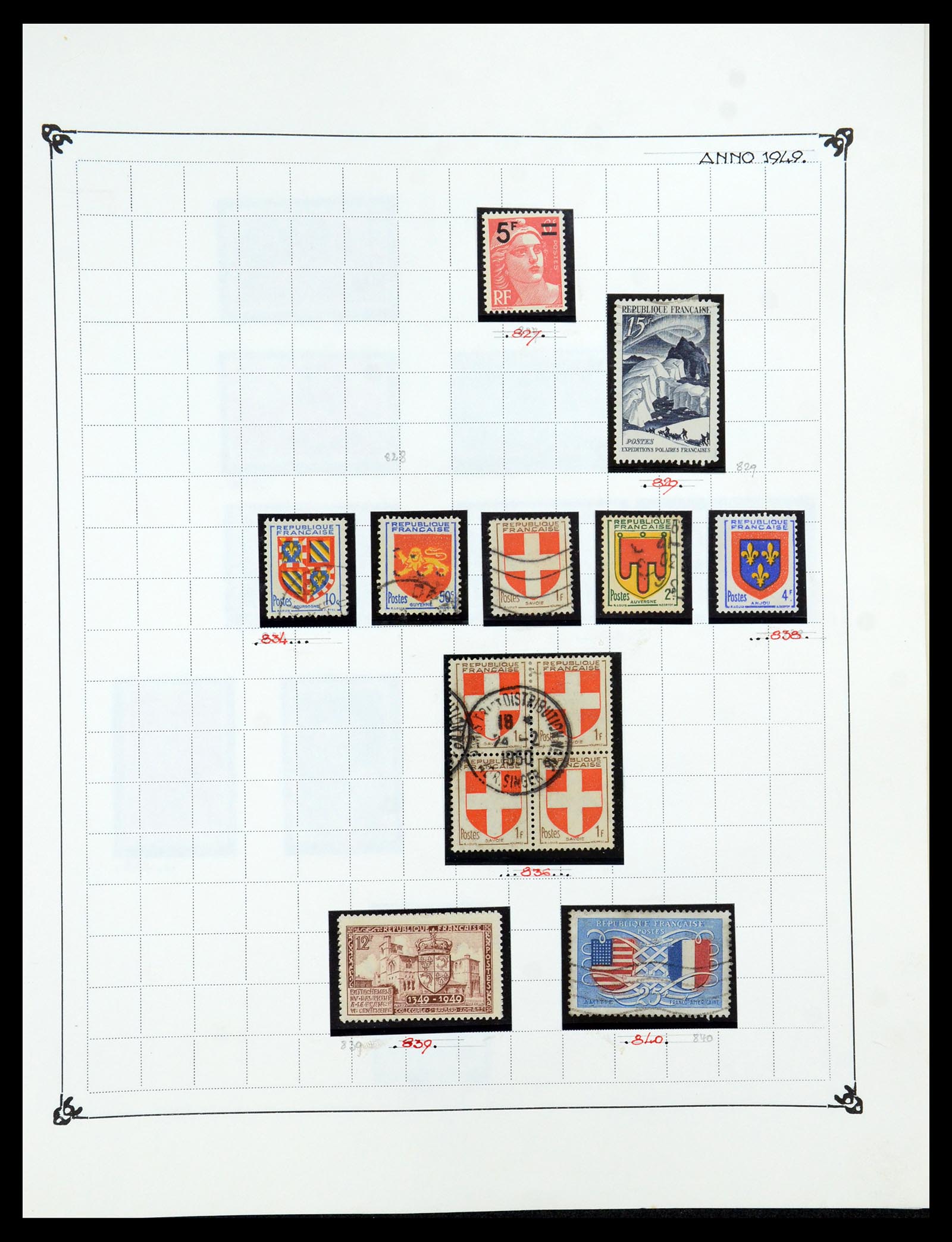 35987 067 - Postzegelverzameling 35987 Frankrijk 1849-1958.