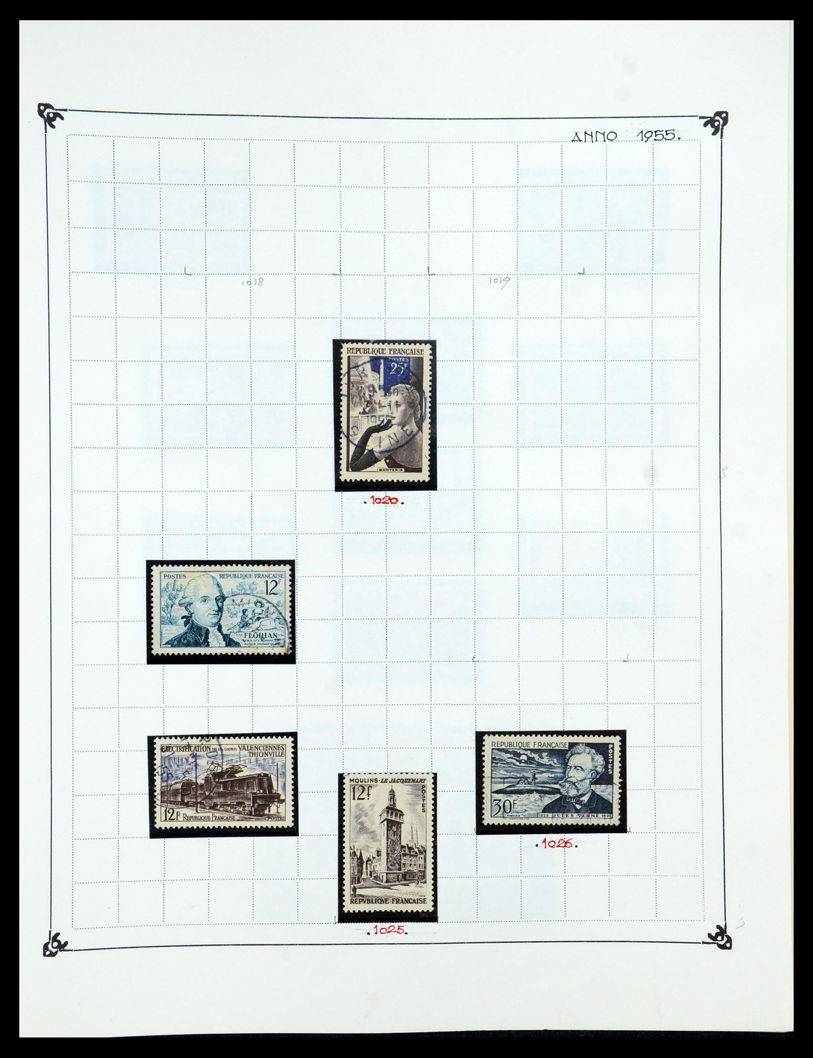 35987 082 - Postzegelverzameling 35987 Frankrijk 1849-1958.