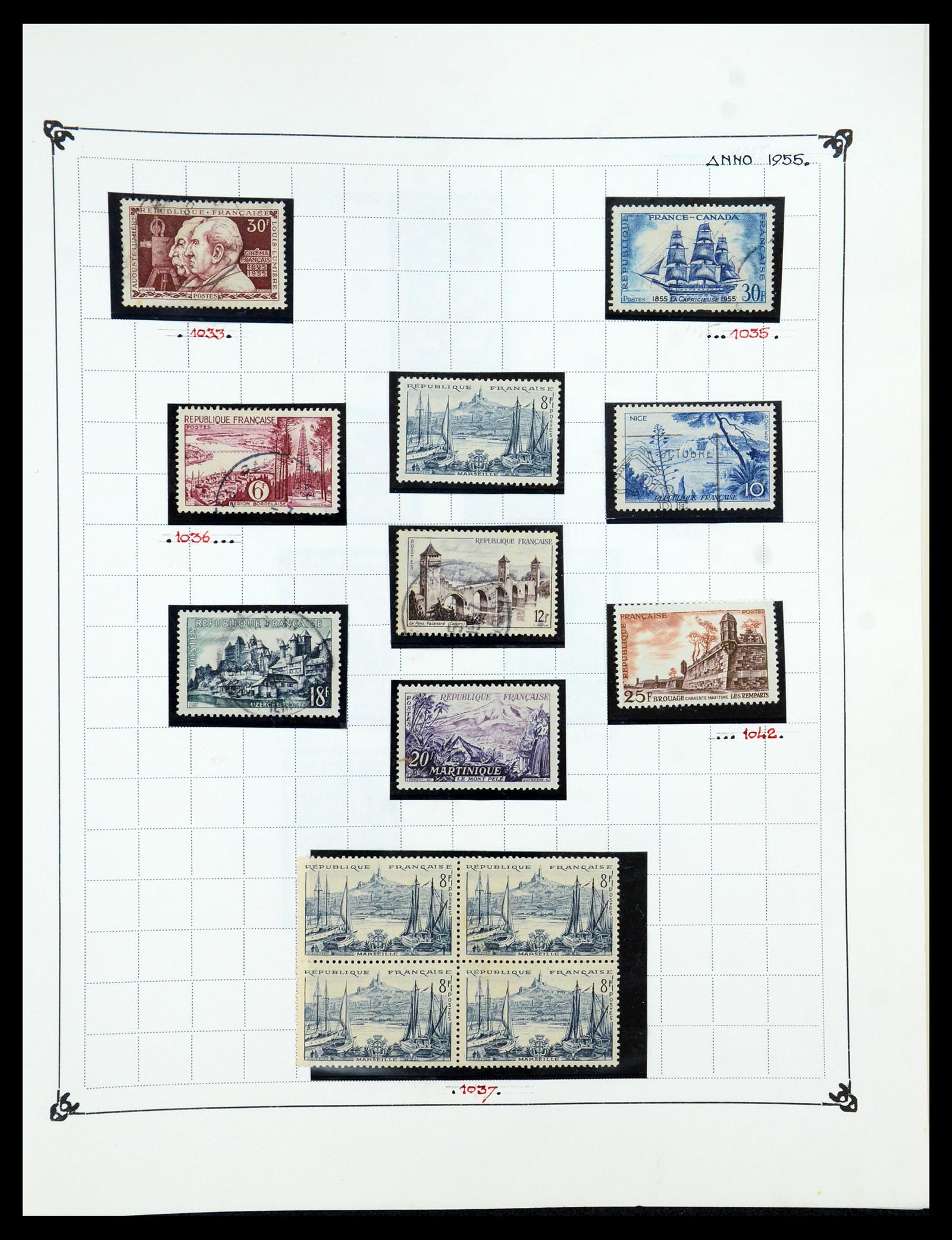 35987 083 - Postzegelverzameling 35987 Frankrijk 1849-1958.