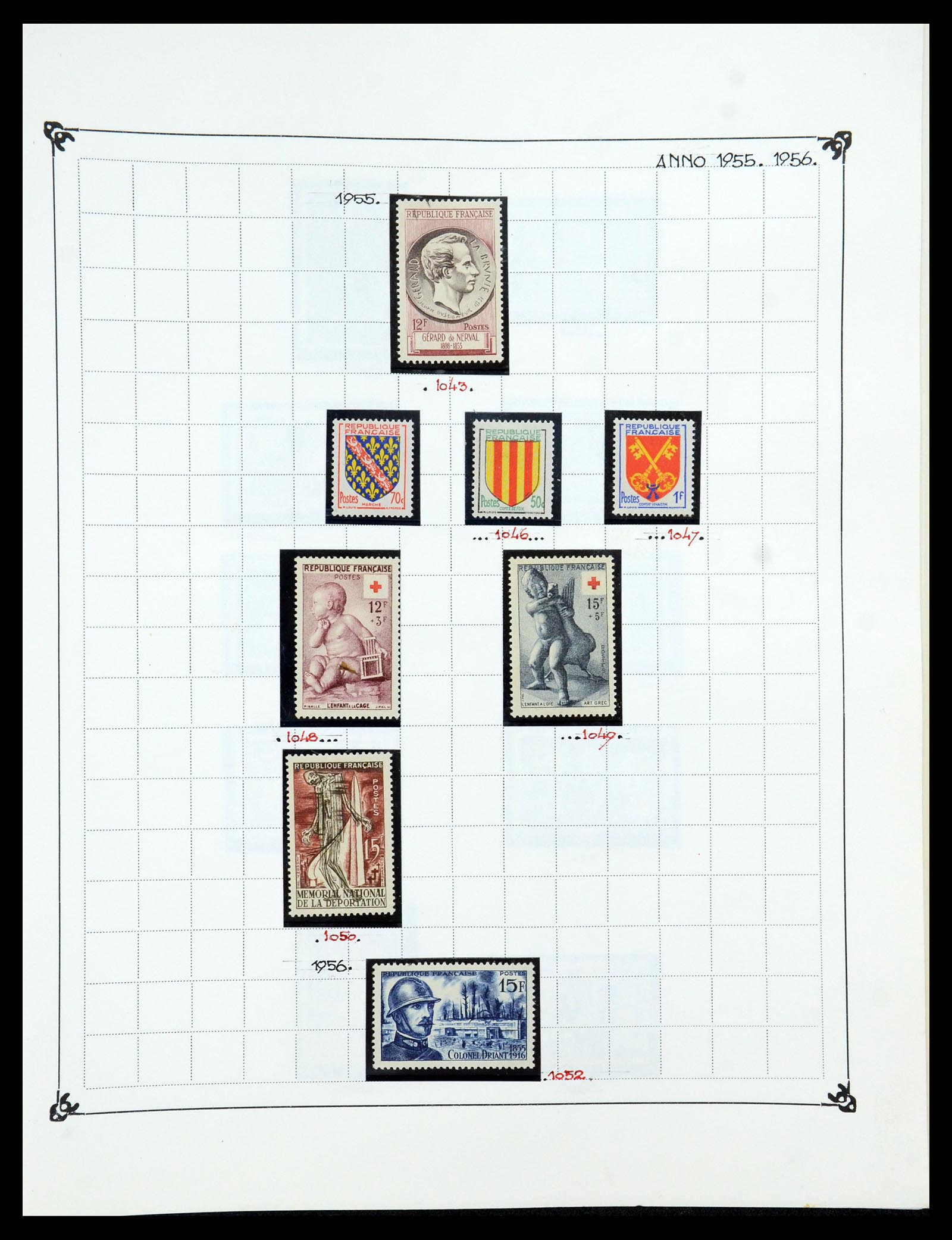 35987 084 - Postzegelverzameling 35987 Frankrijk 1849-1958.