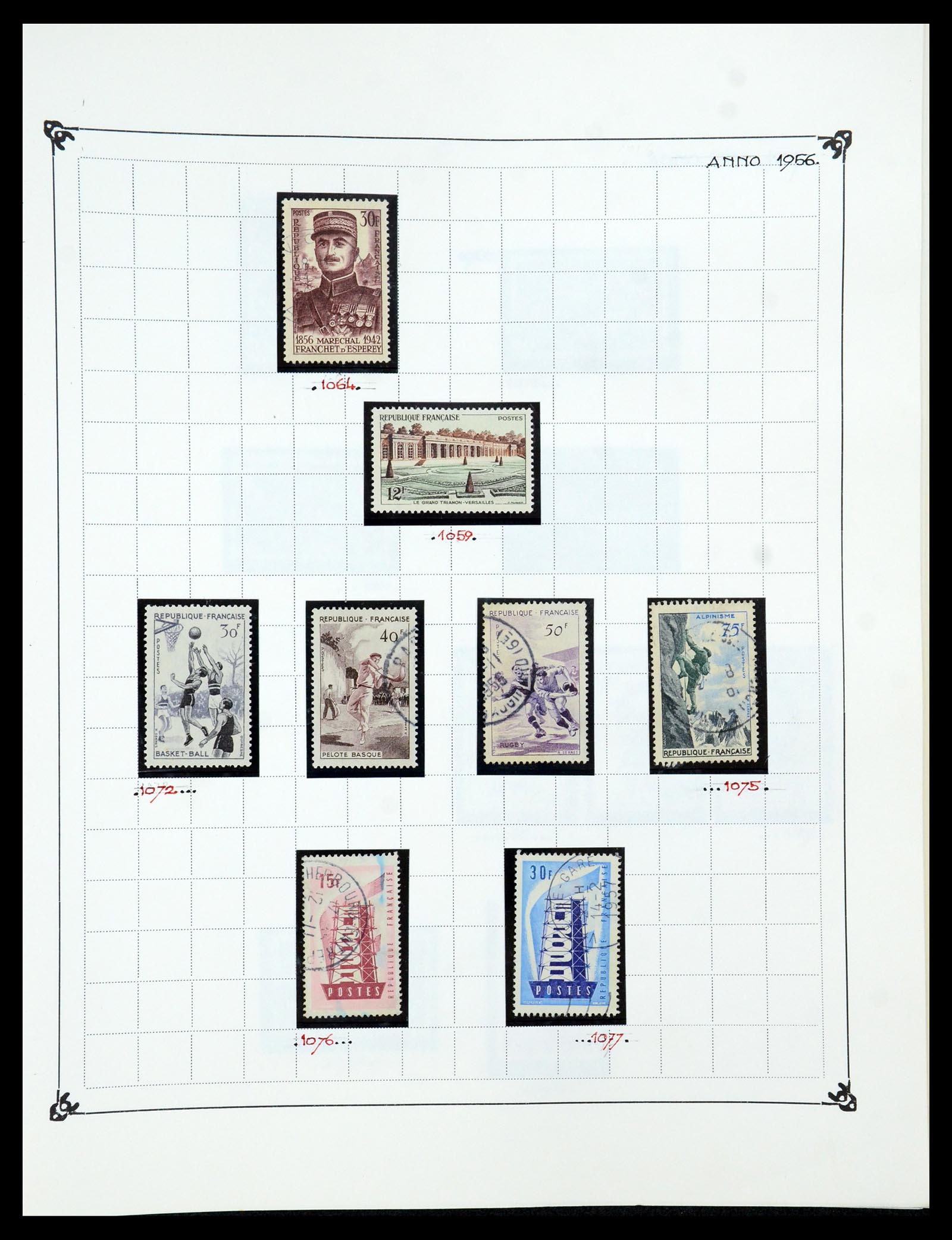 35987 086 - Postzegelverzameling 35987 Frankrijk 1849-1958.