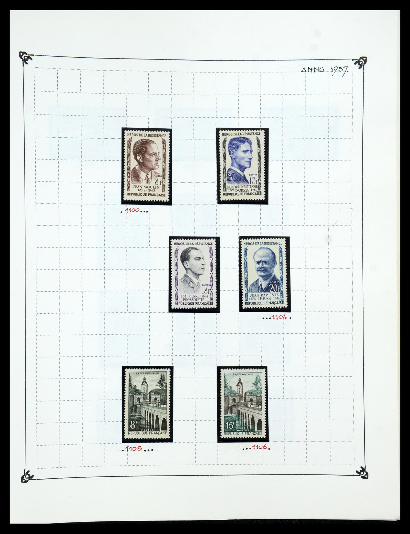 35987 089 - Postzegelverzameling 35987 Frankrijk 1849-1958.