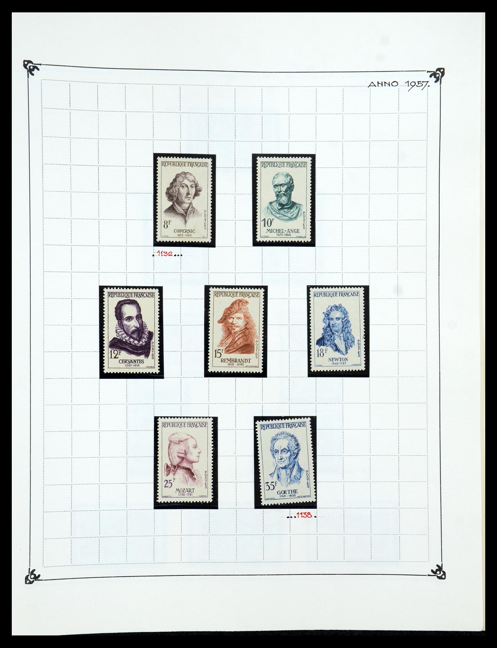 35987 092 - Postzegelverzameling 35987 Frankrijk 1849-1958.