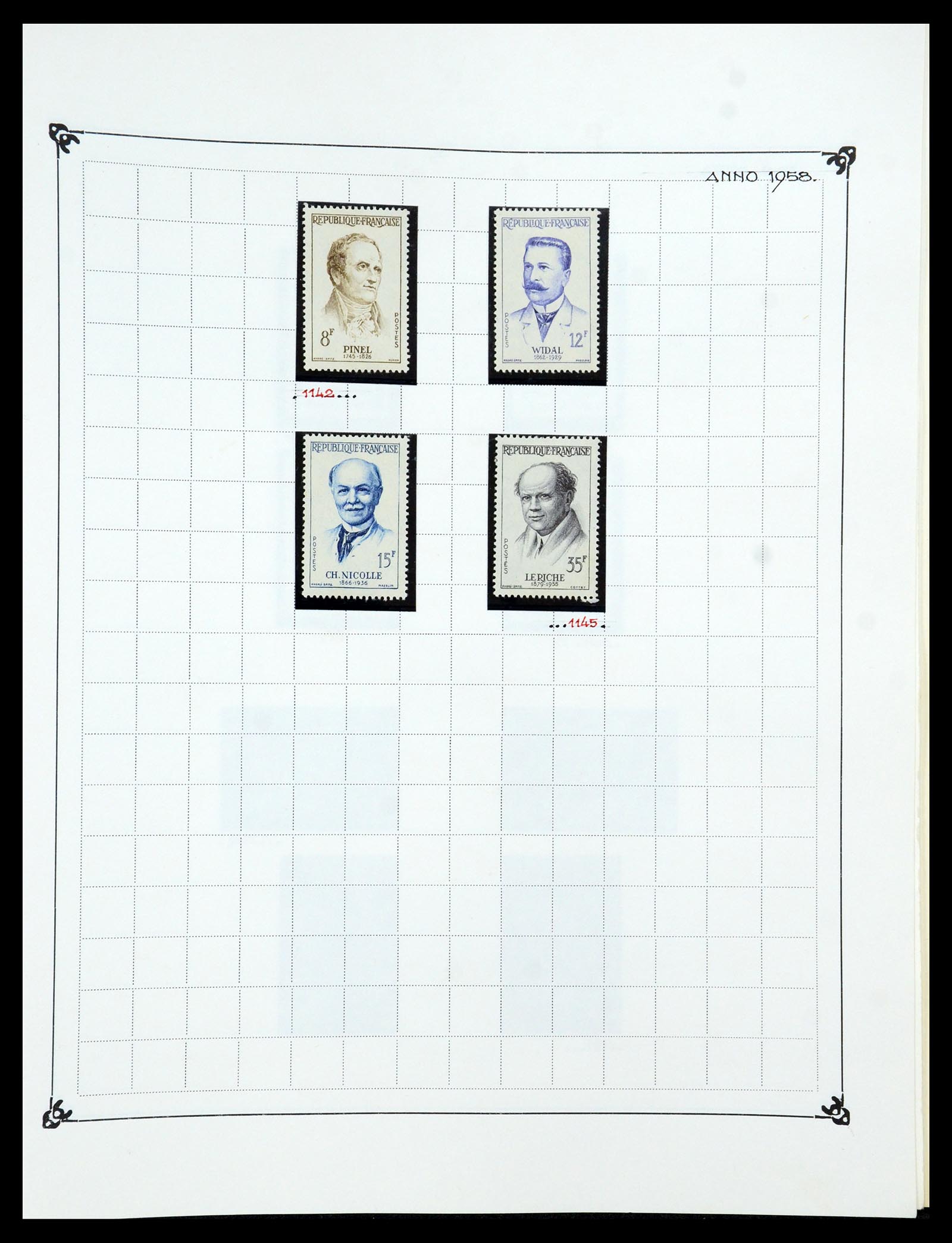 35987 094 - Postzegelverzameling 35987 Frankrijk 1849-1958.