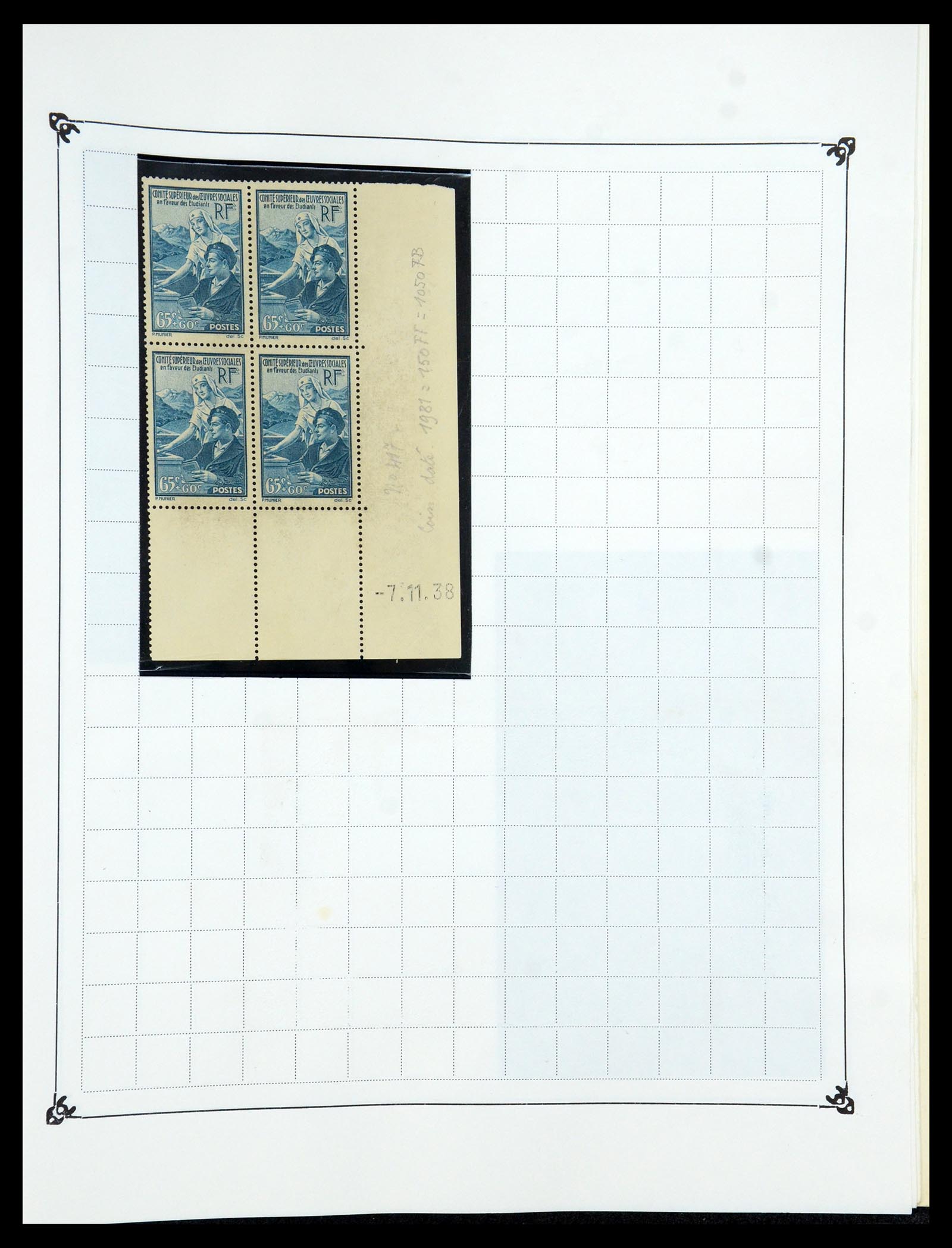 35987 099 - Postzegelverzameling 35987 Frankrijk 1849-1958.