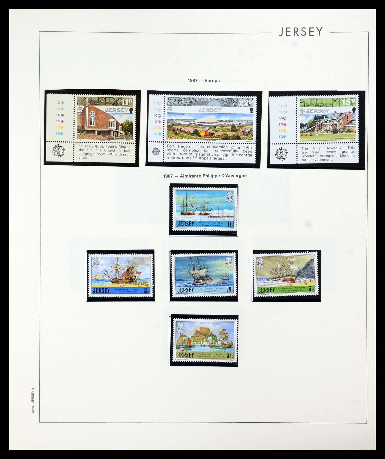 36025 041 - Postzegelverzameling 36025 Kanaaleilanden 1969-2007.