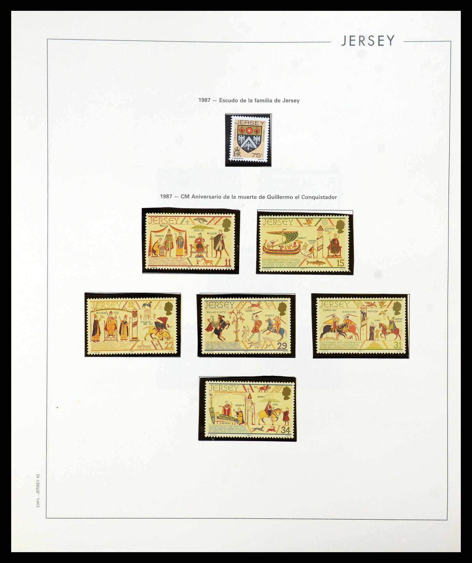 36025 042 - Postzegelverzameling 36025 Kanaaleilanden 1969-2007.