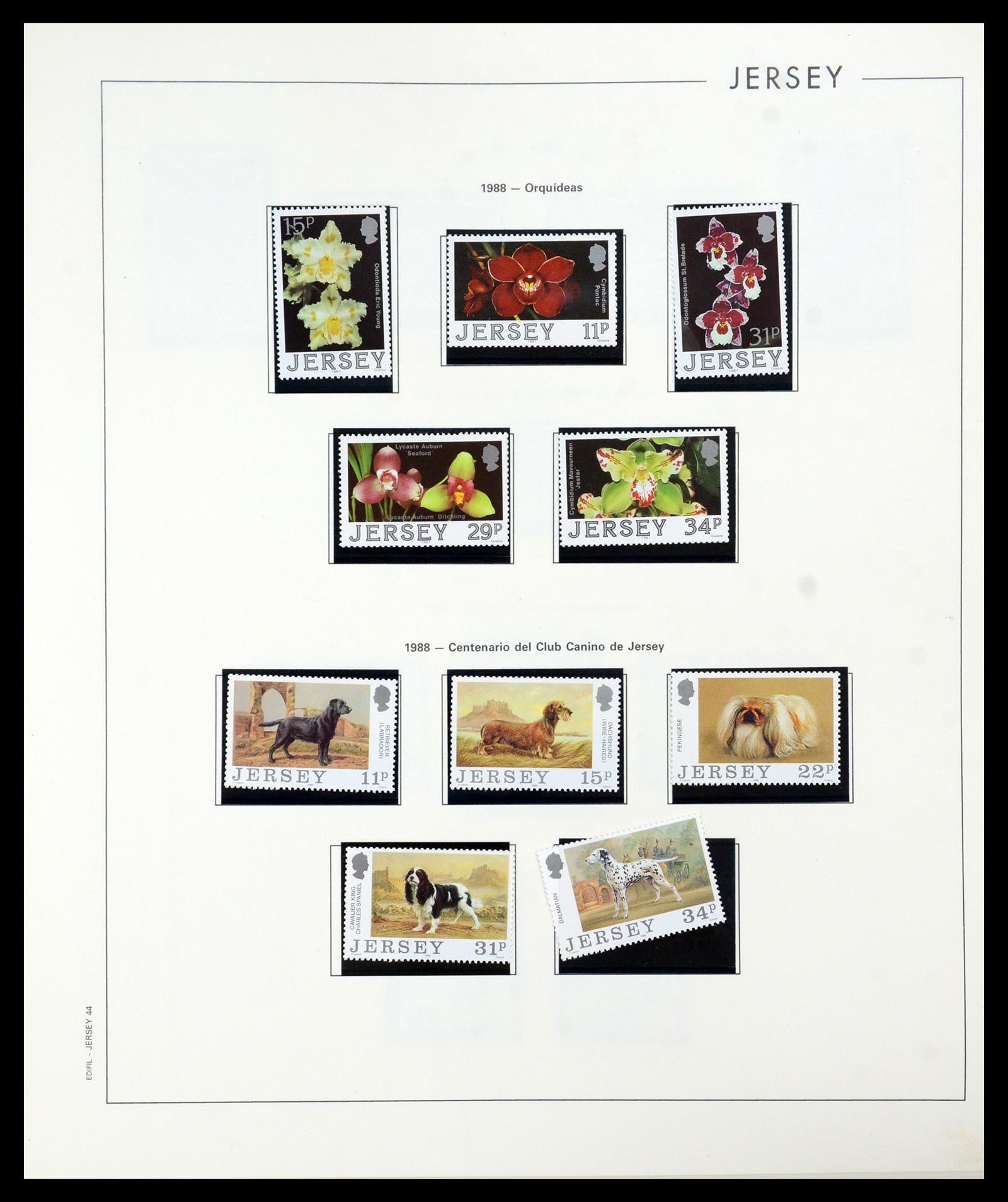 36025 044 - Postzegelverzameling 36025 Kanaaleilanden 1969-2007.