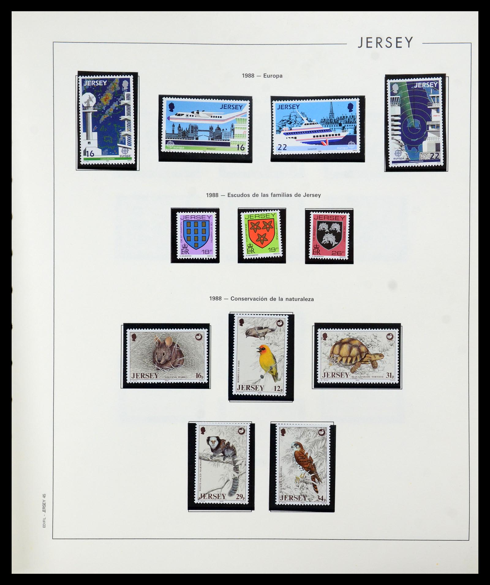 36025 045 - Postzegelverzameling 36025 Kanaaleilanden 1969-2007.