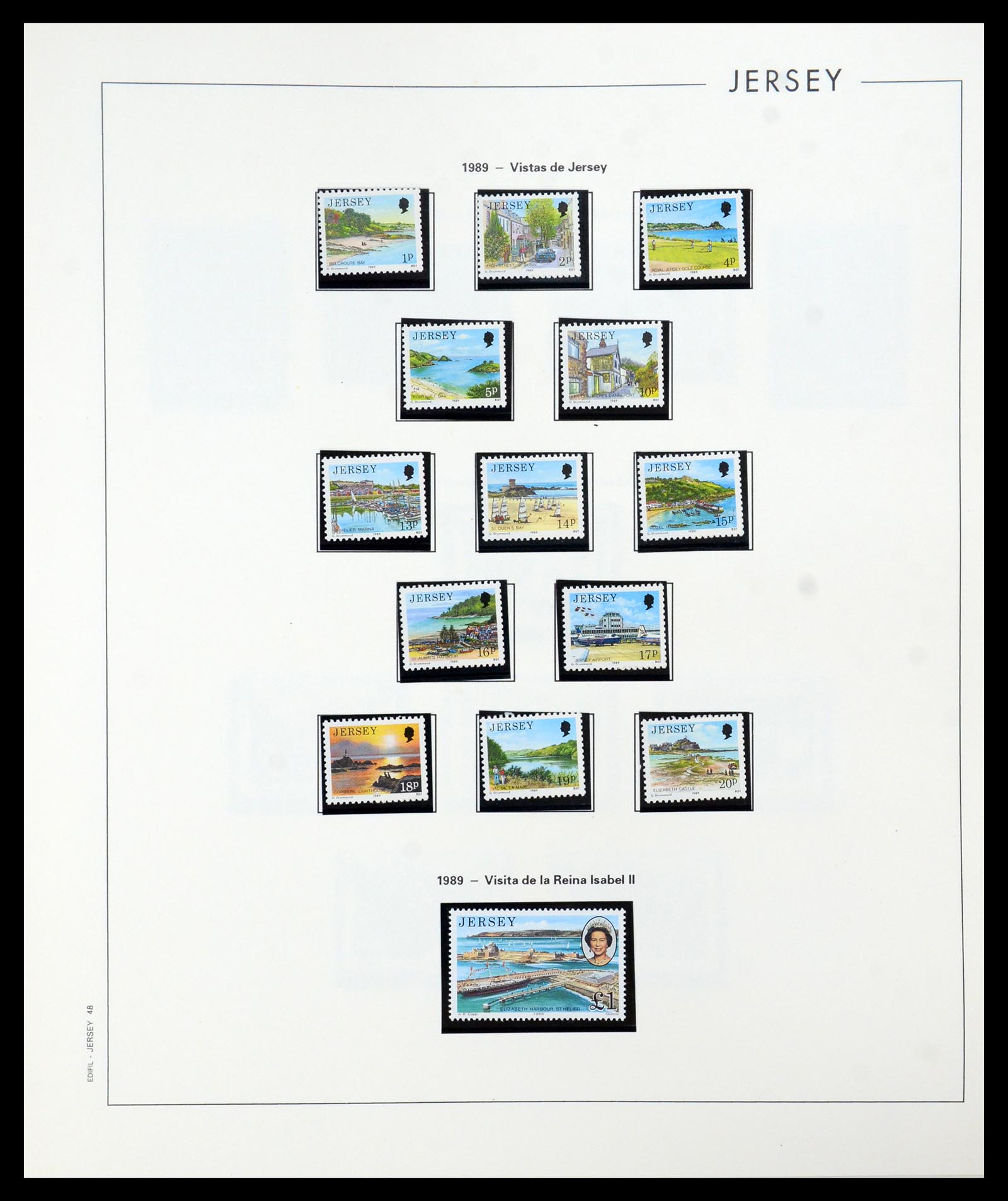 36025 048 - Postzegelverzameling 36025 Kanaaleilanden 1969-2007.