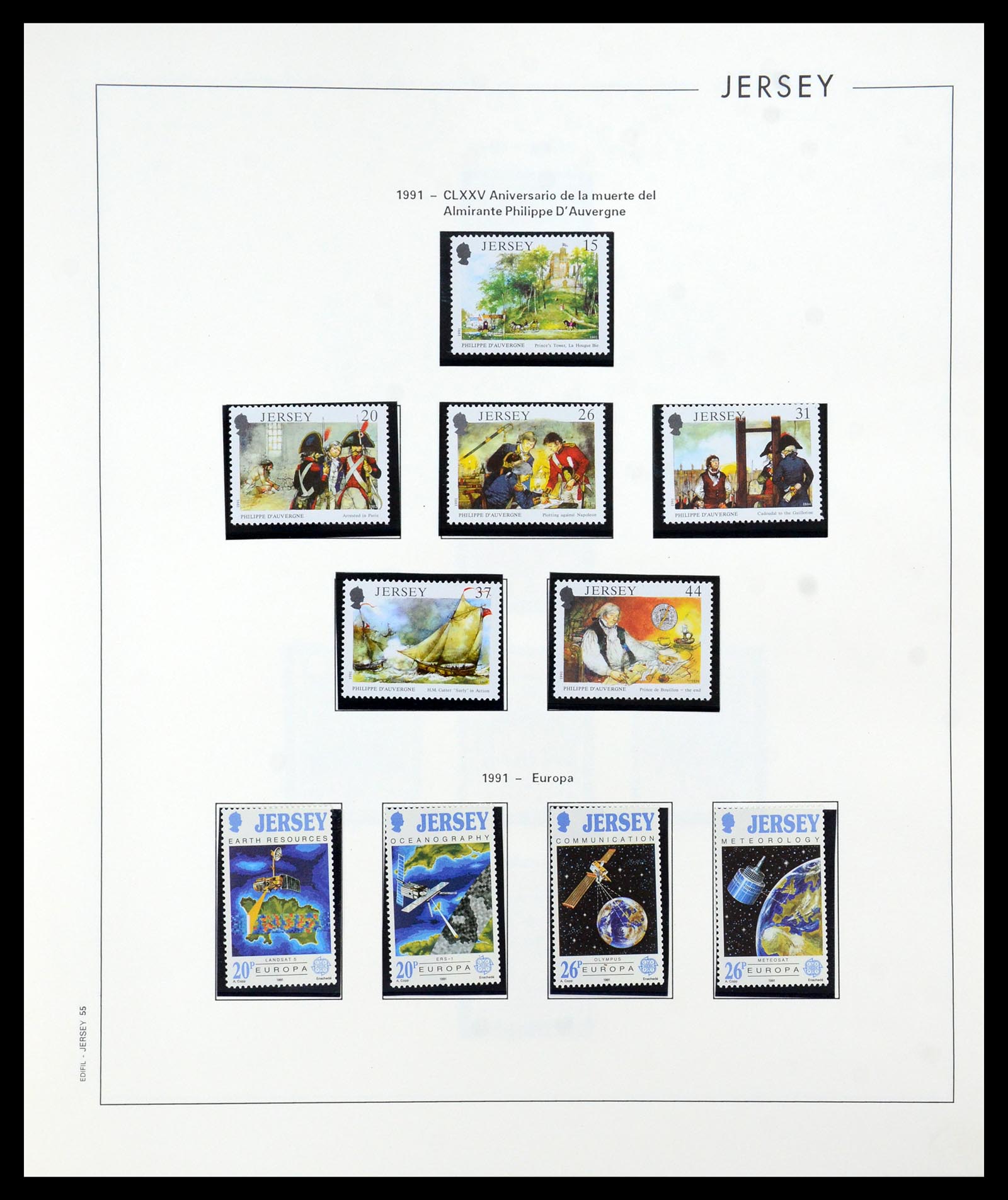 36025 055 - Postzegelverzameling 36025 Kanaaleilanden 1969-2007.