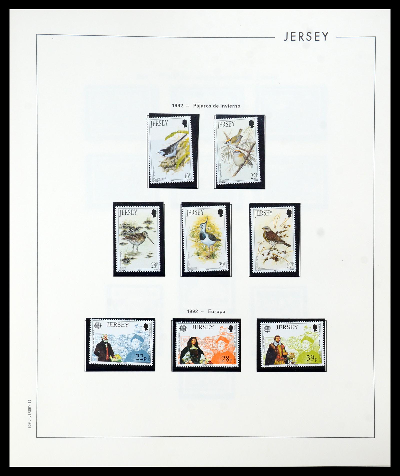 36025 059 - Postzegelverzameling 36025 Kanaaleilanden 1969-2007.