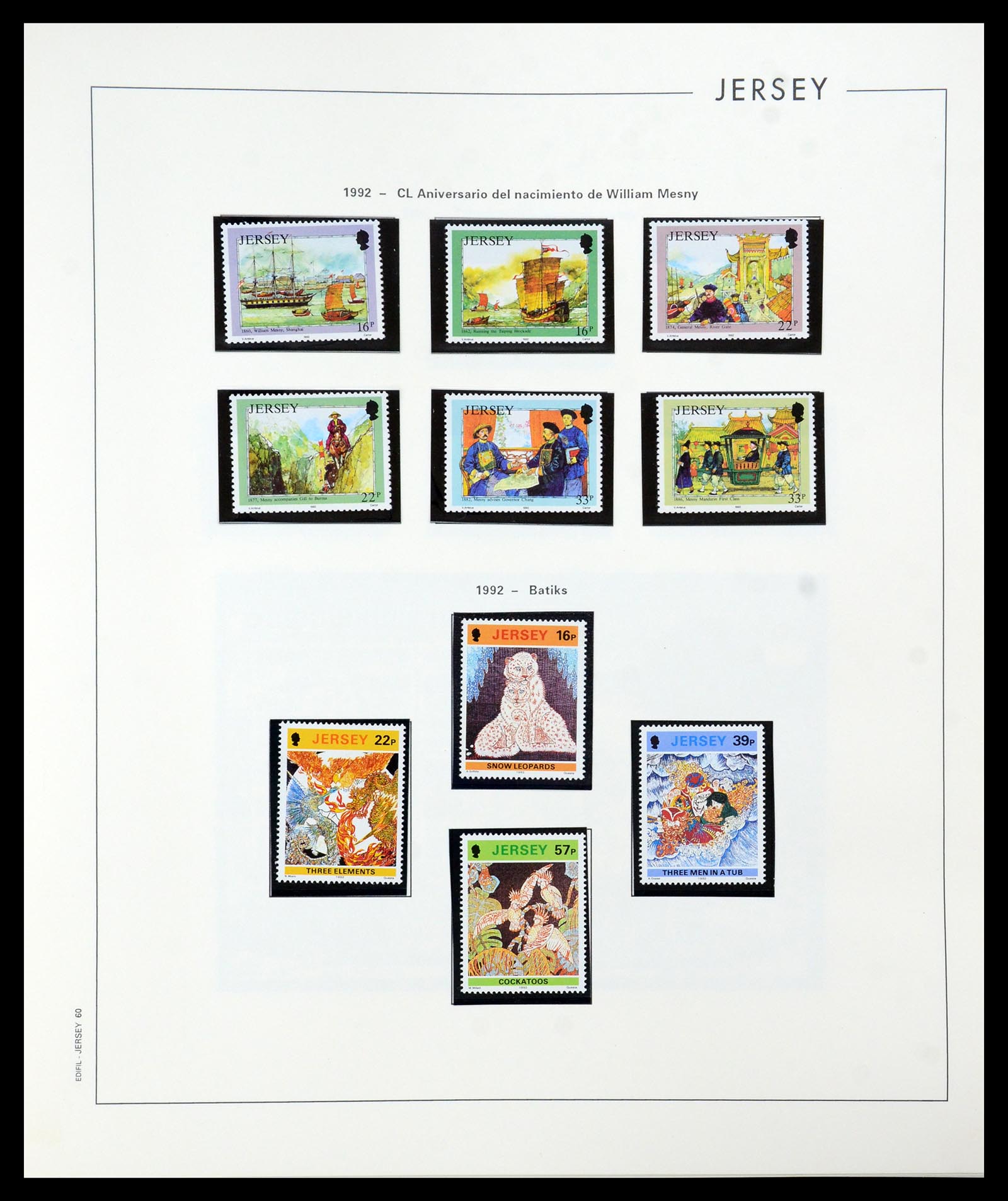 36025 060 - Postzegelverzameling 36025 Kanaaleilanden 1969-2007.