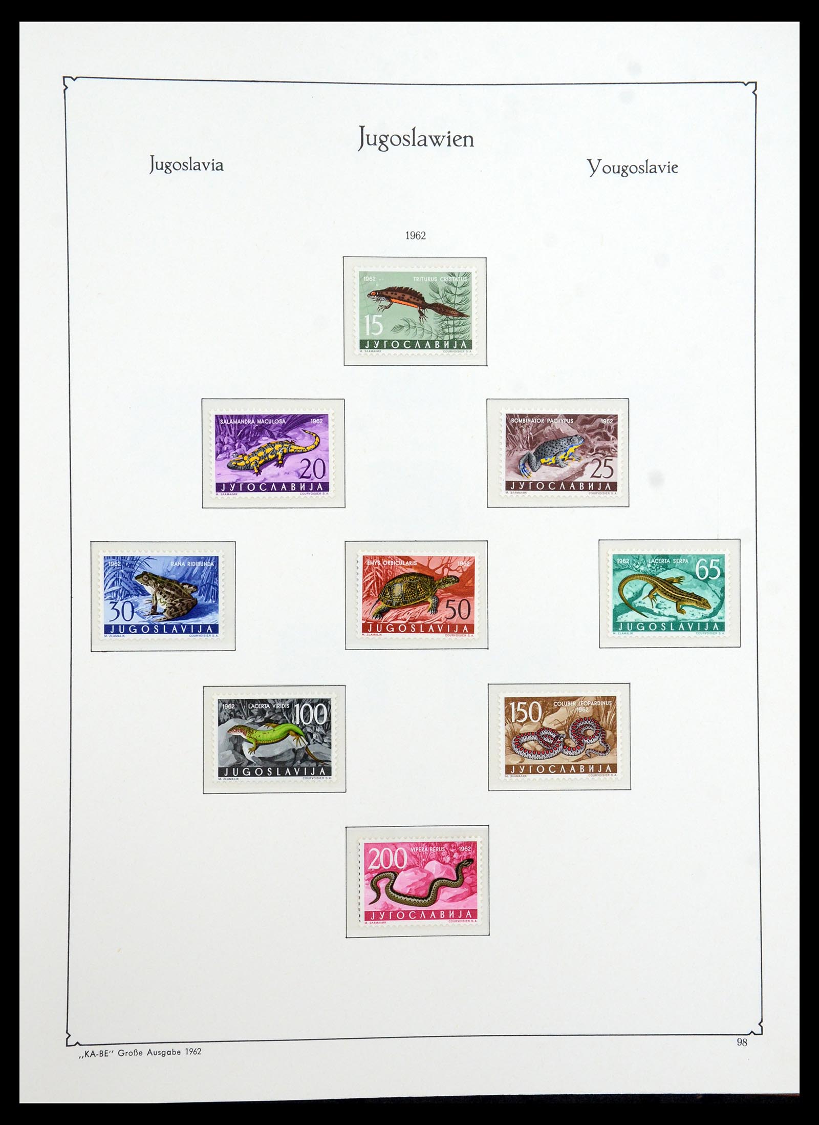36107 130 - Postzegelverzameling 36107 Joegoslavië 1918-2003.