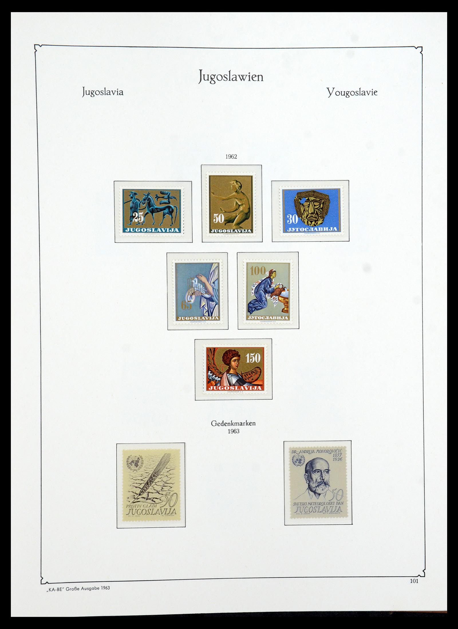 36107 133 - Postzegelverzameling 36107 Joegoslavië 1918-2003.