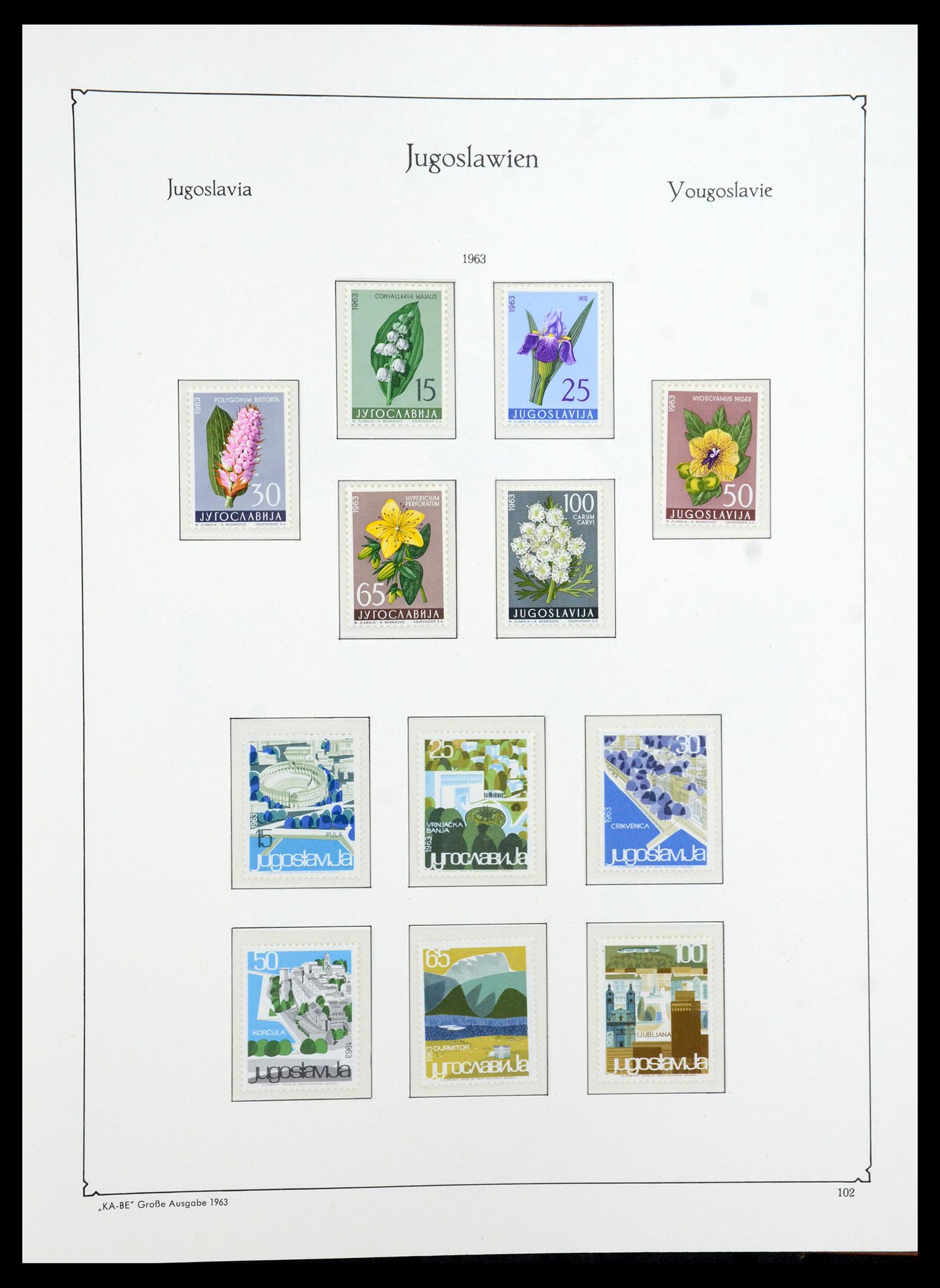 36107 134 - Postzegelverzameling 36107 Joegoslavië 1918-2003.
